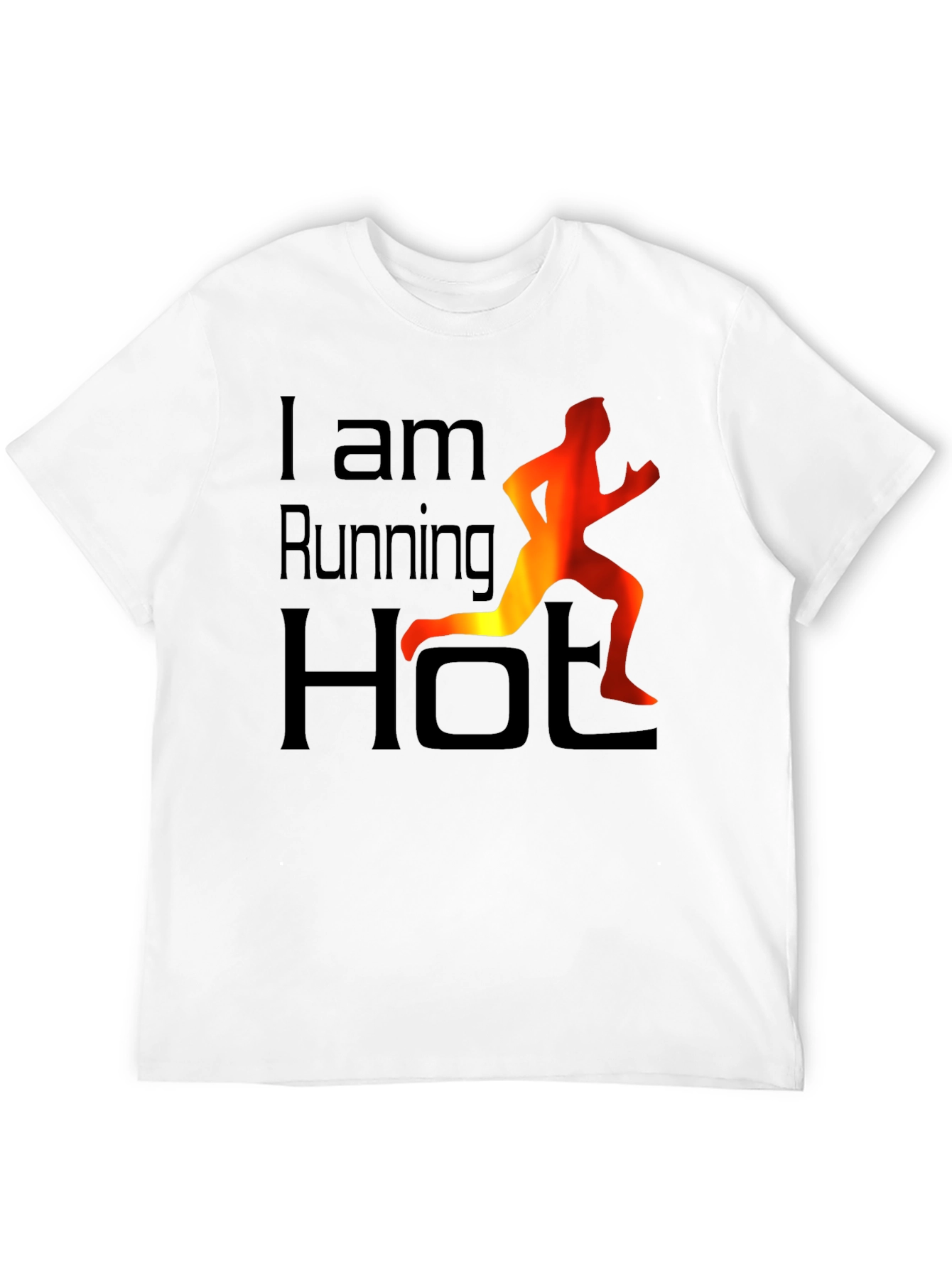 Running Hot Graphic Tee - Black