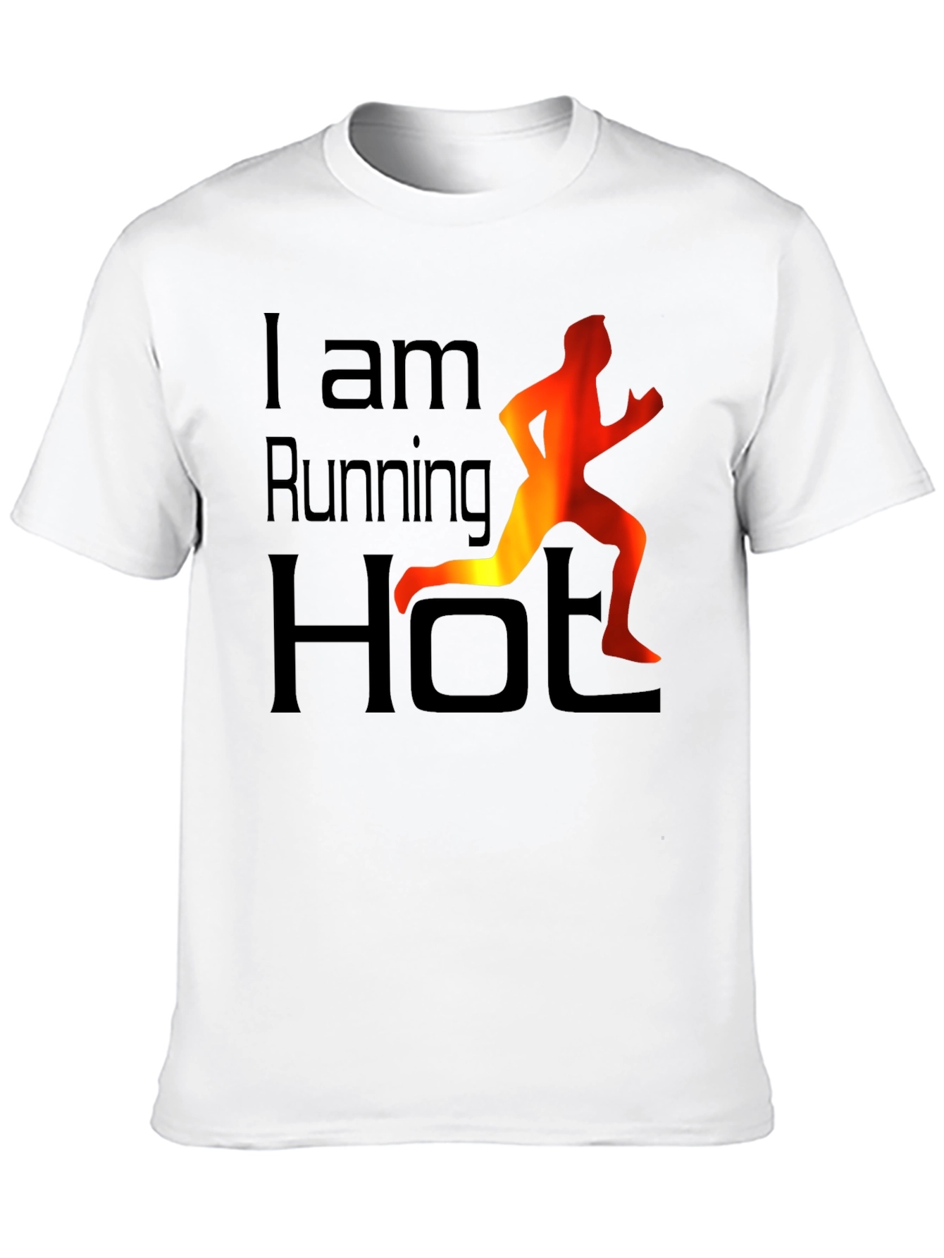Running Hot Graphic Tee - Black