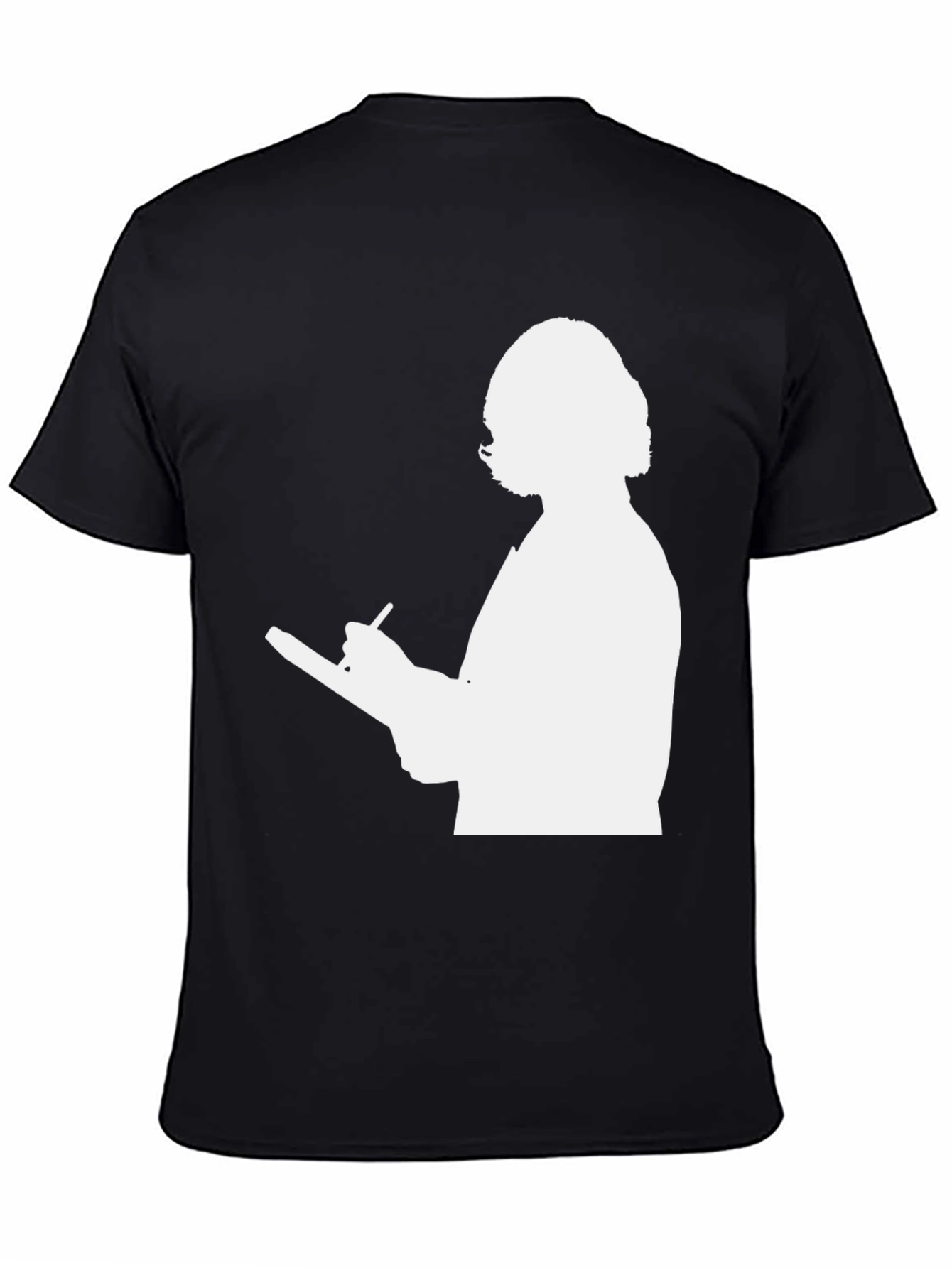 Silhouette Writer T-Shirt - Classic Black Tee