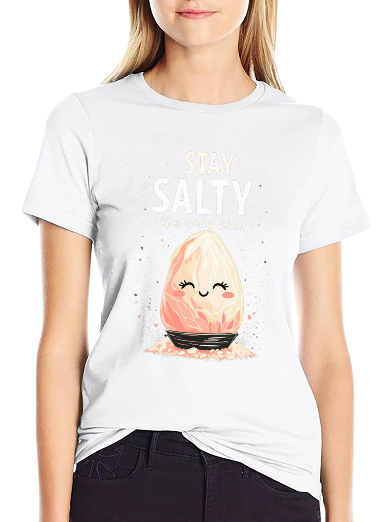 Stay Salty T-Shirt - Cute Salt Lamp Design