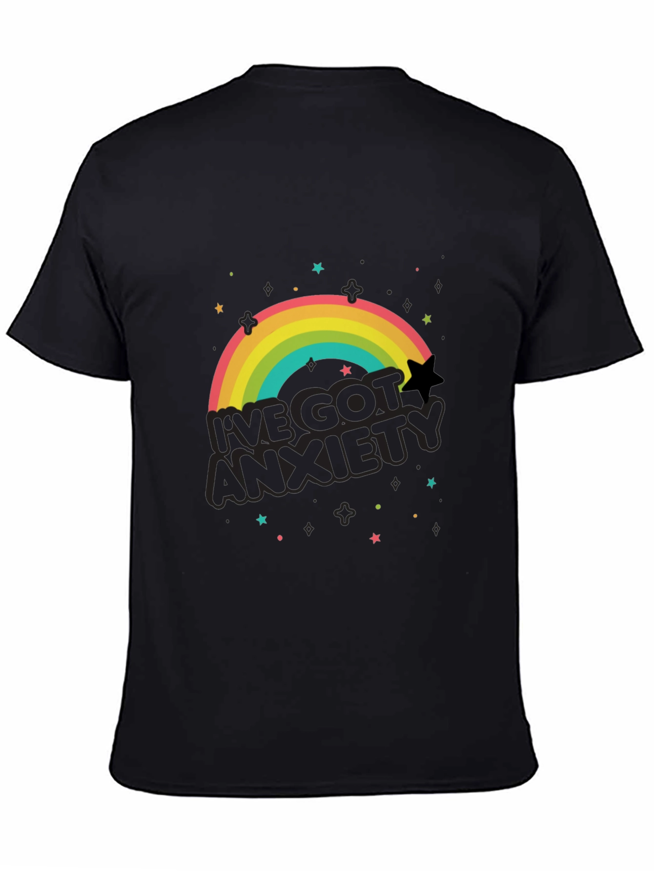 Ive Got Anxiety Rainbow Graphic T-Shirt