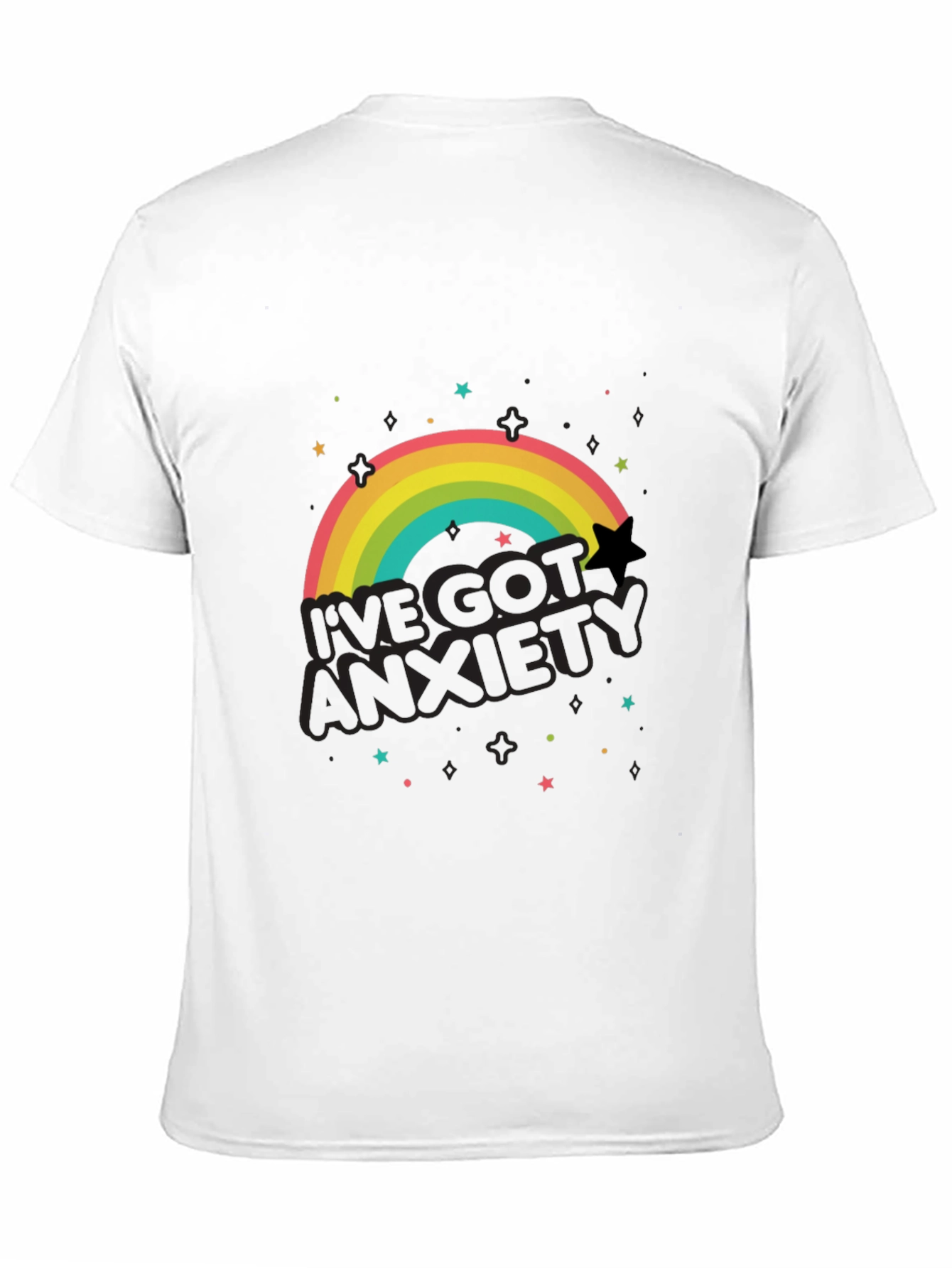 Ive Got Anxiety Rainbow Graphic T-Shirt