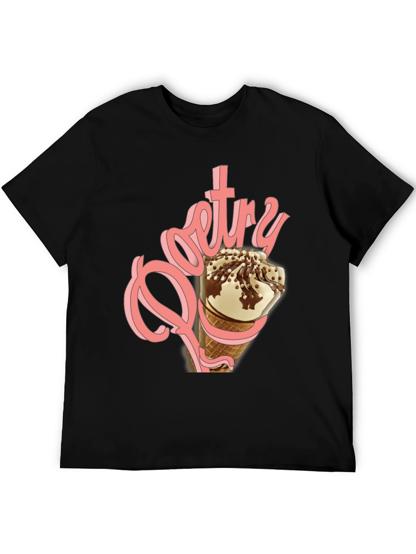 Ice Cream T-Shirt - Sweet Poetry Design