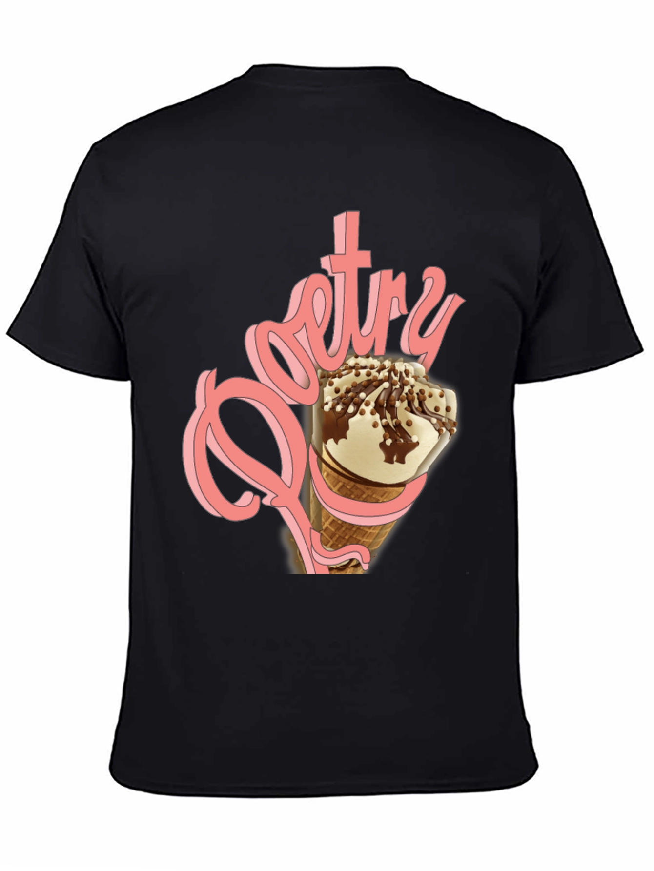 Ice Cream T-Shirt - Sweet Poetry Design