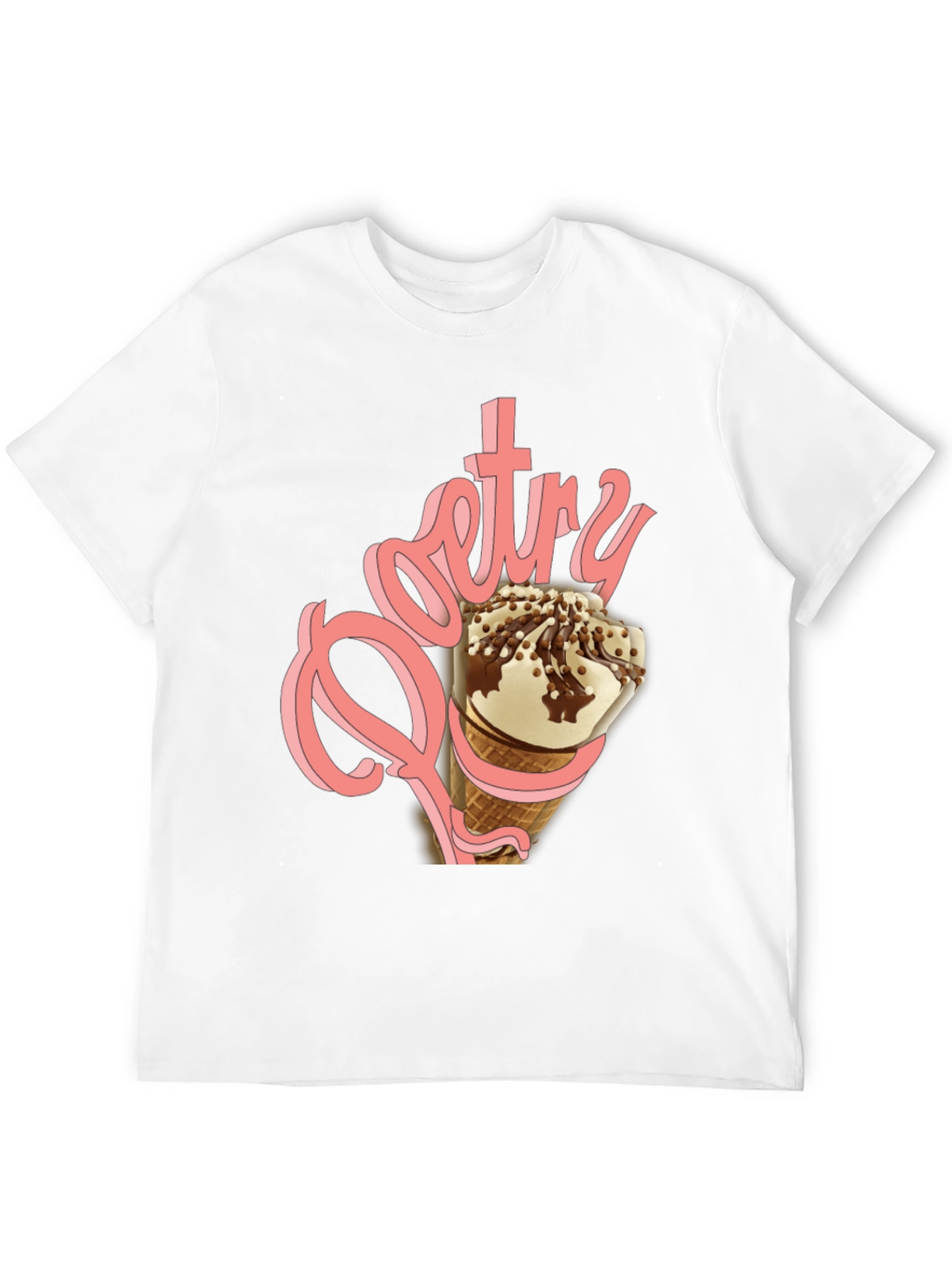 Ice Cream T-Shirt - Sweet Poetry Design
