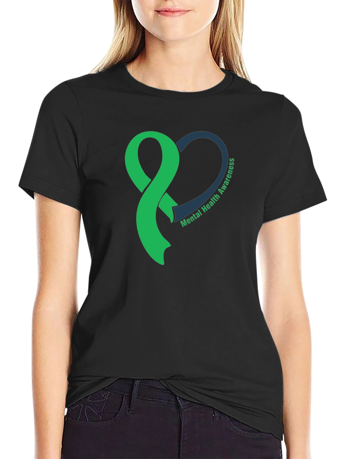 Mental Health Awareness Ribbon T-Shirt