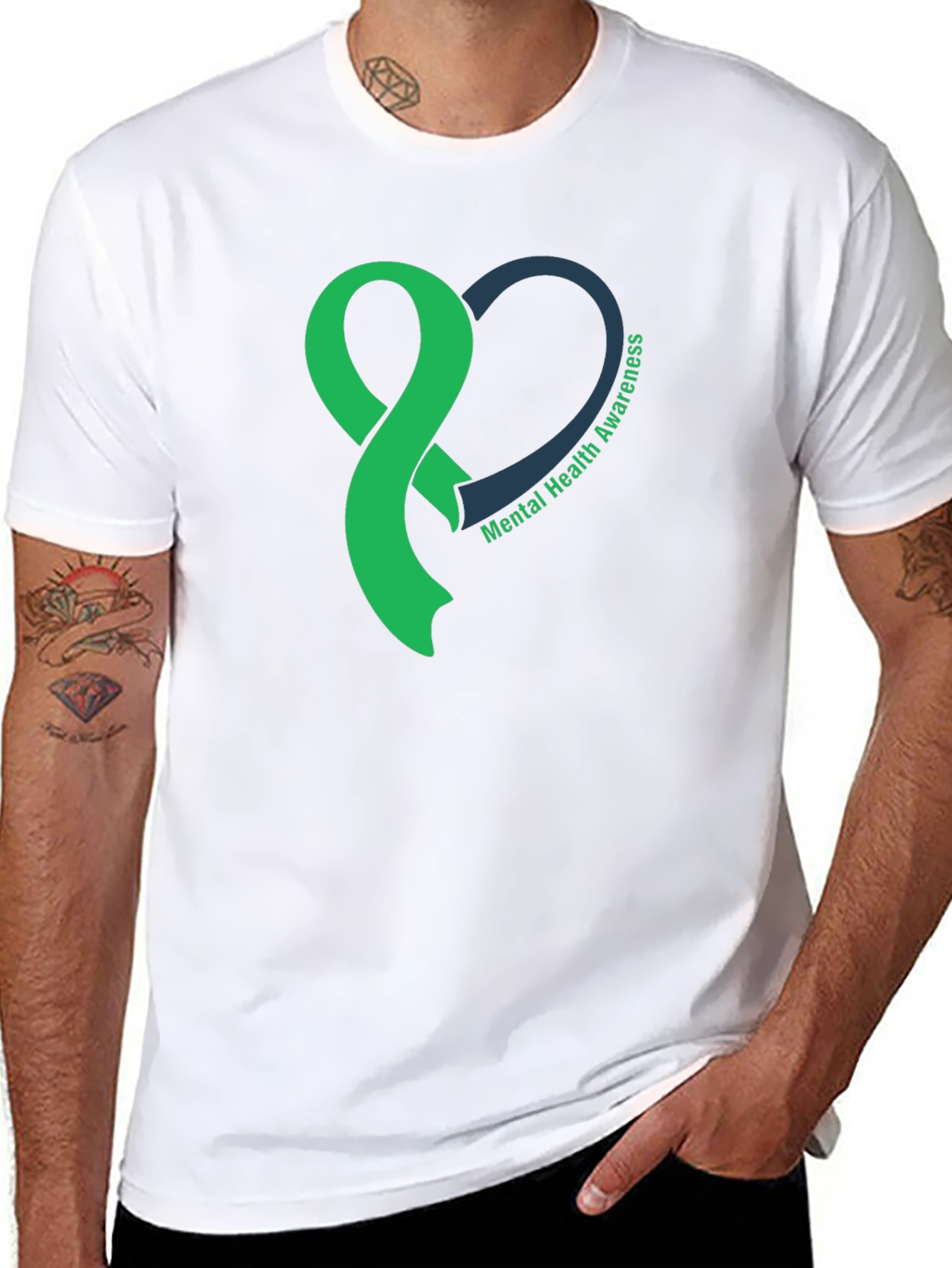 Mental Health Awareness Ribbon T-Shirt