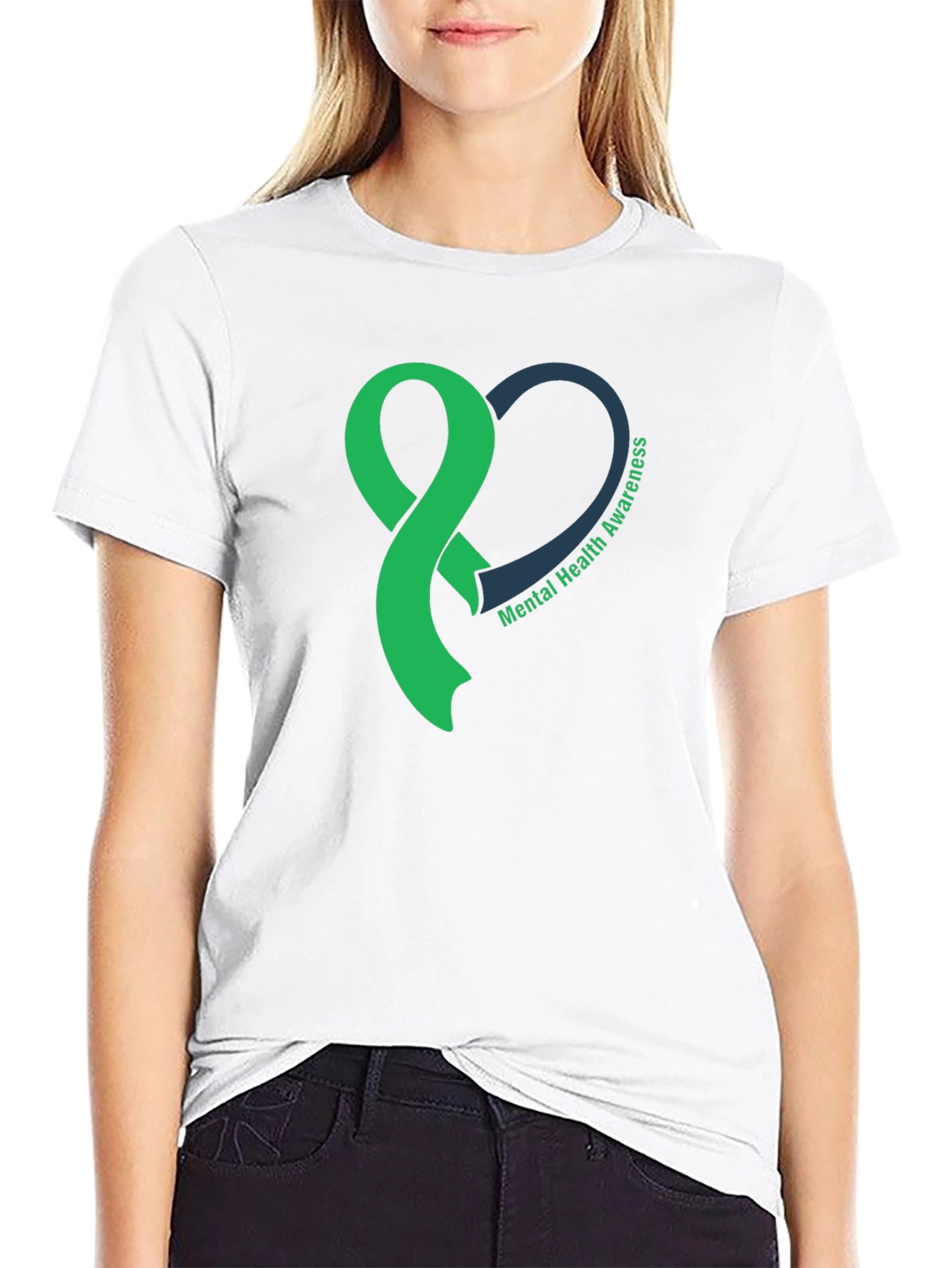 Mental Health Awareness Ribbon T-Shirt