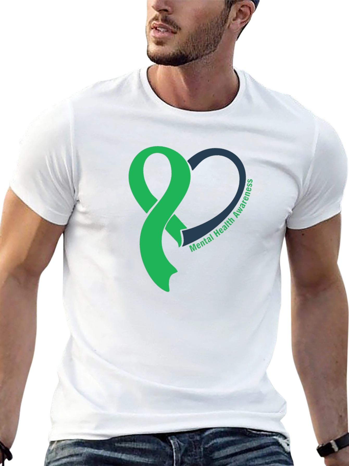 Mental Health Awareness Ribbon T-Shirt