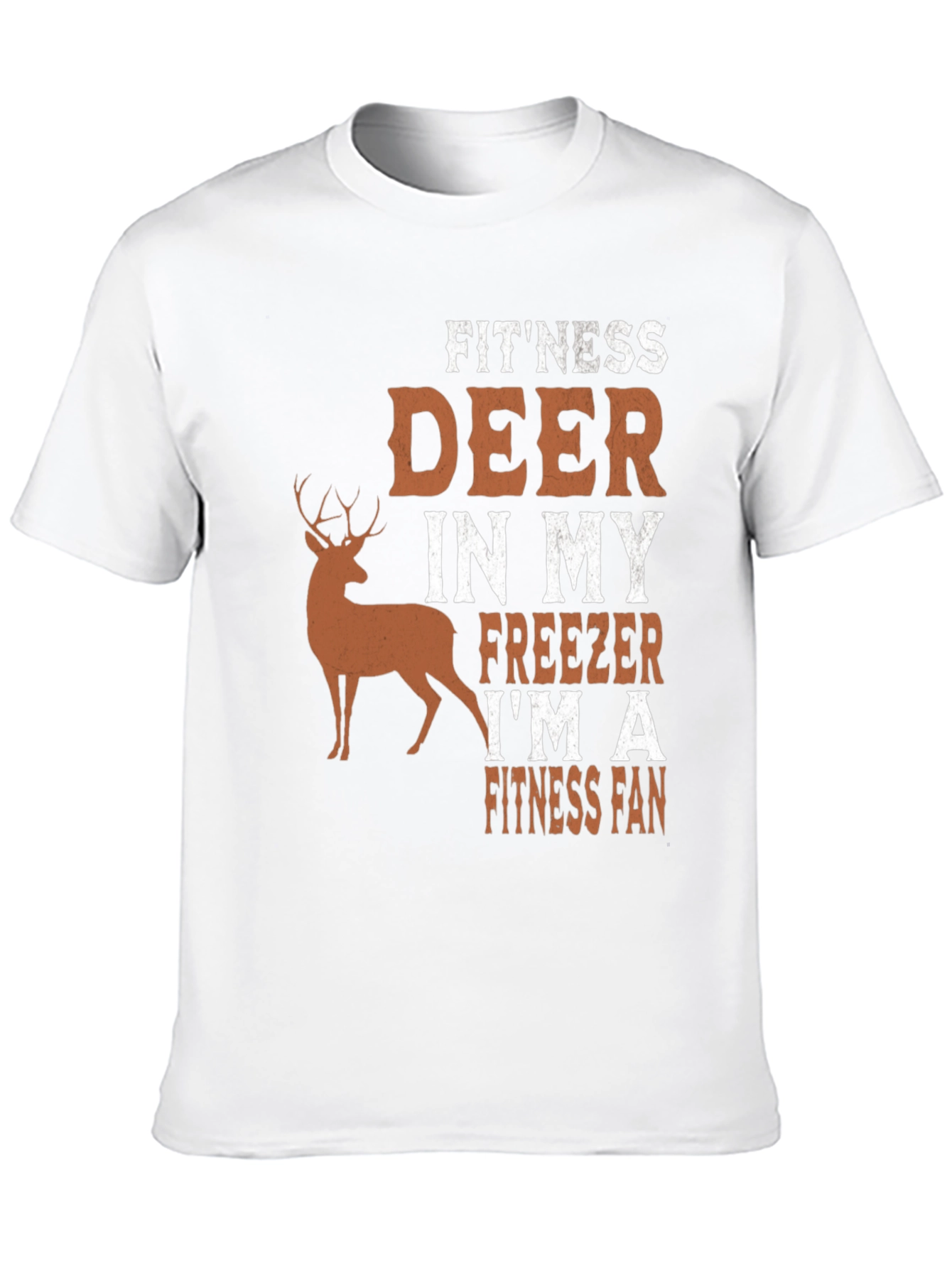 Fitness Deer Freezer Fan T-Shirt