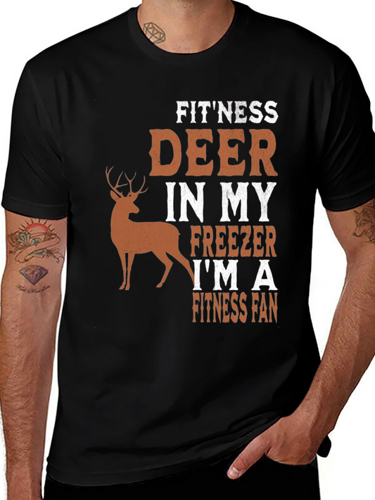Fitness Deer Freezer Fan T-Shirt