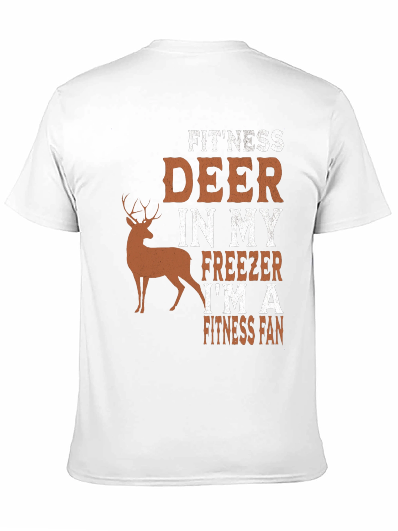 Fitness Deer Freezer Fan T-Shirt