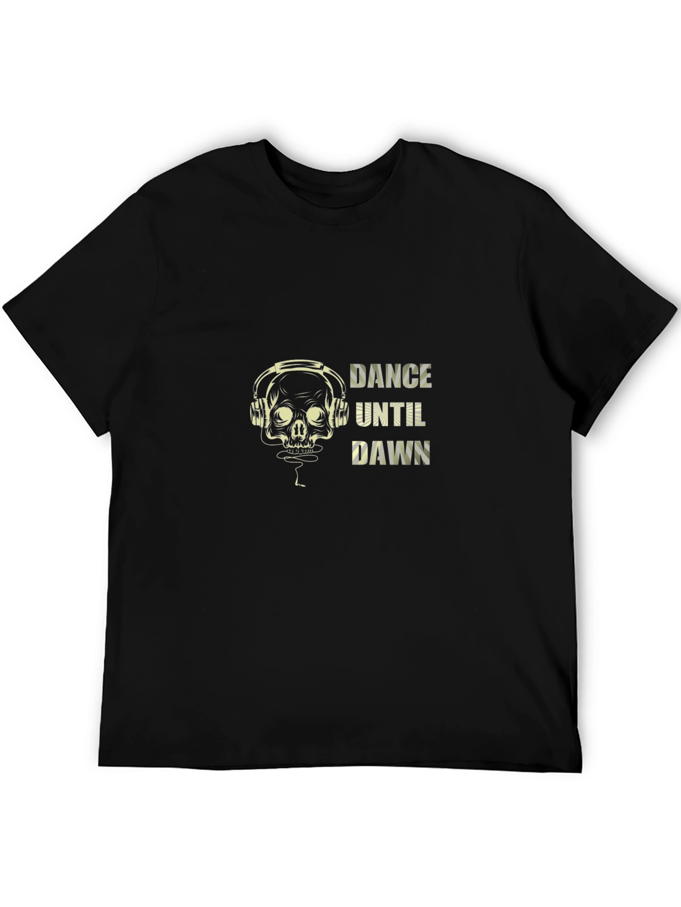 Dance Until Dawn Black Graphic Tee