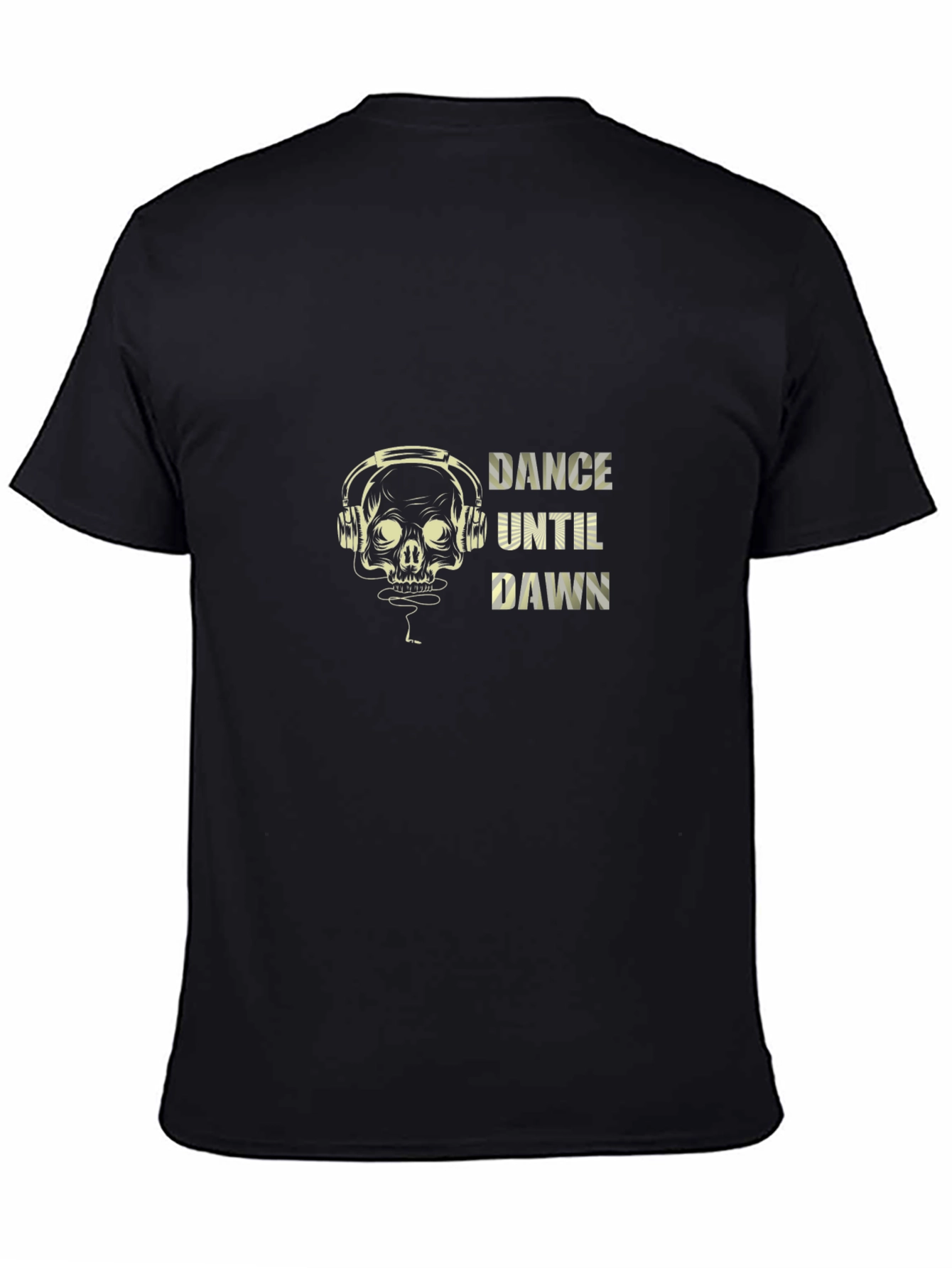 Dance Until Dawn Black Graphic Tee