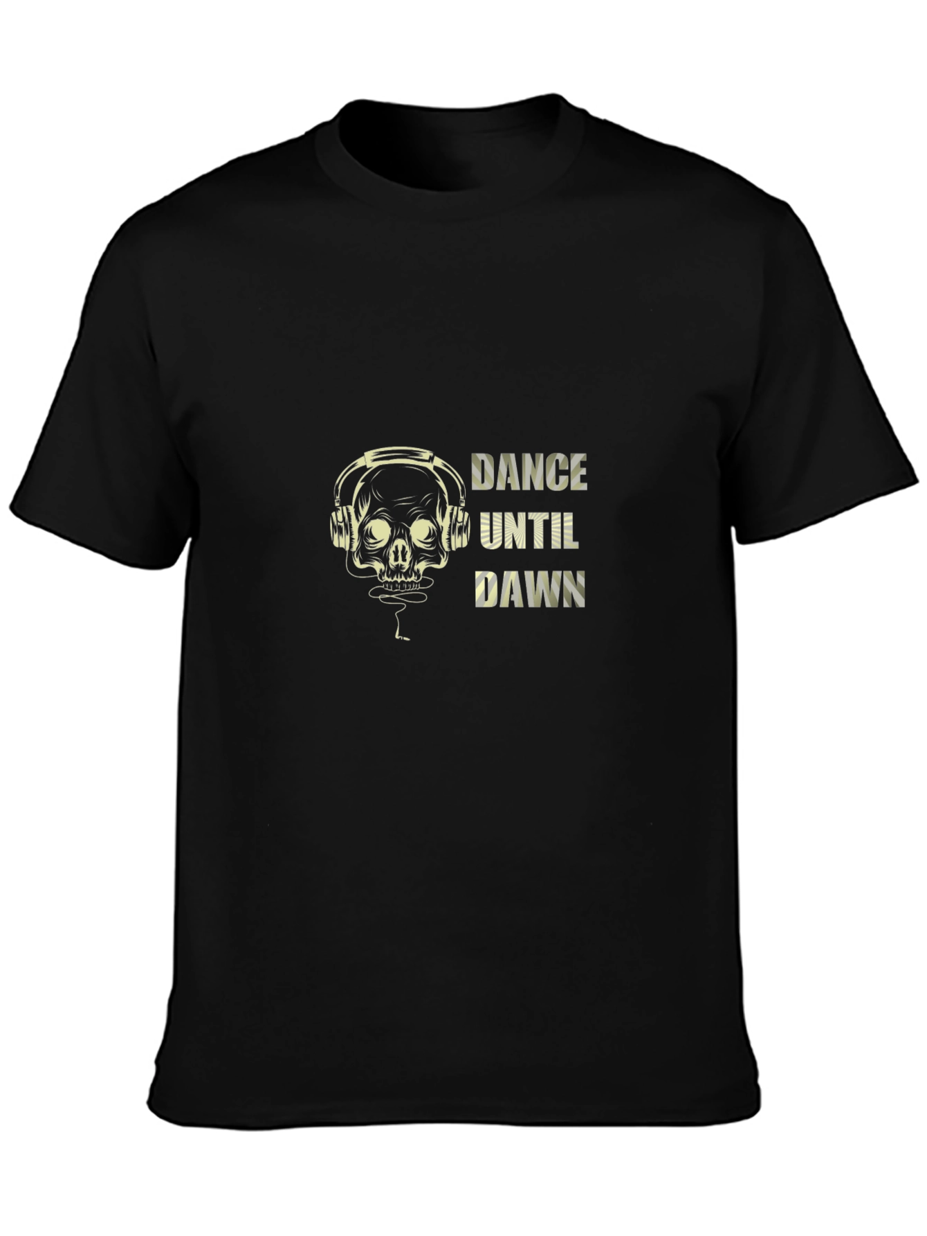 Dance Until Dawn Black Graphic Tee