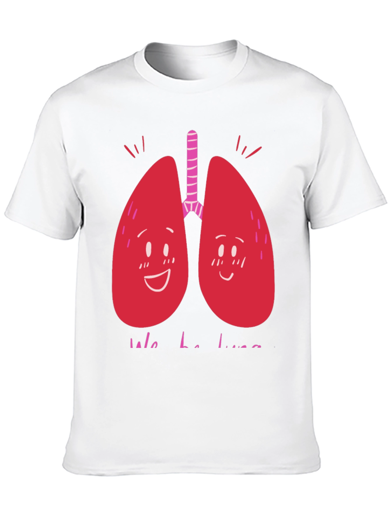 Funny Lungs Graphic Tee - Black