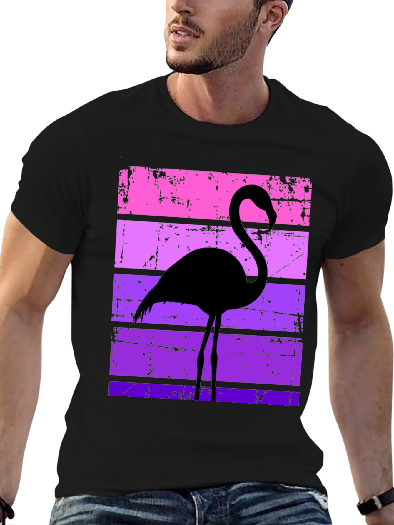 Retro Flamingo Graphic Tee