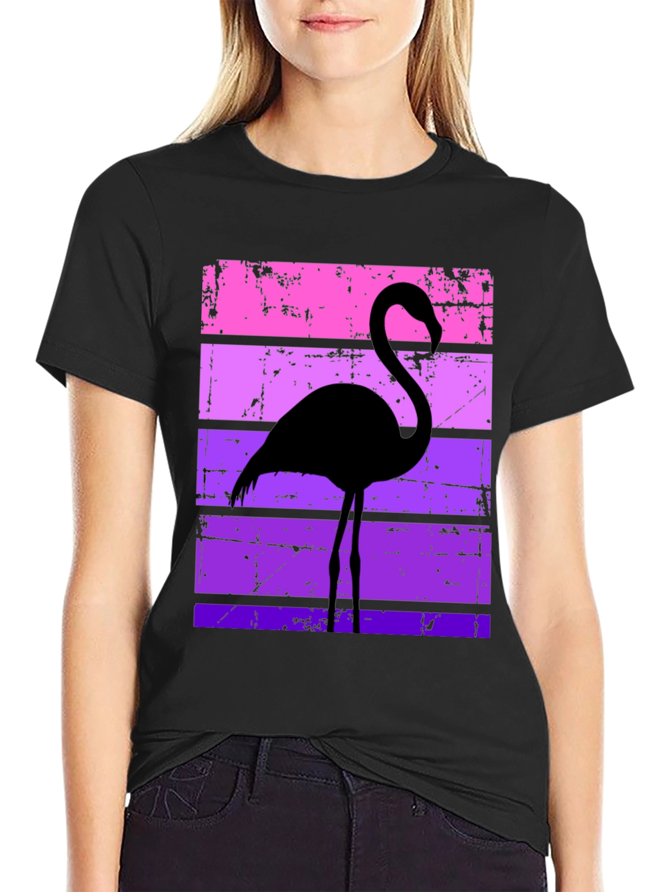 Retro Flamingo Graphic Tee