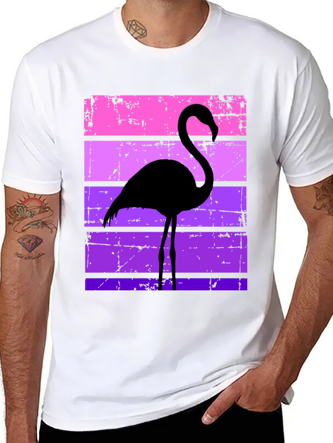 Retro Flamingo Graphic Tee