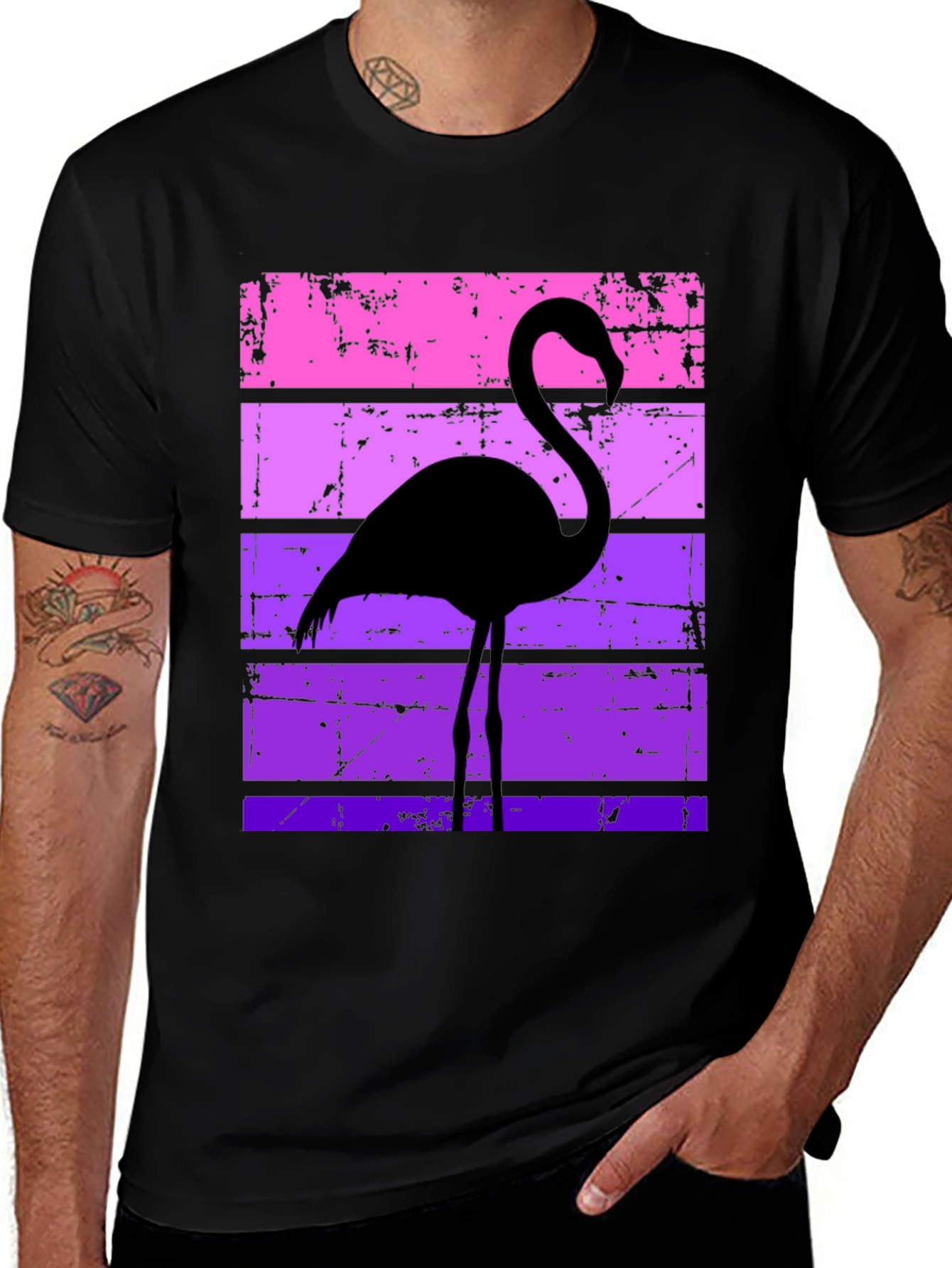 Retro Flamingo Graphic Tee