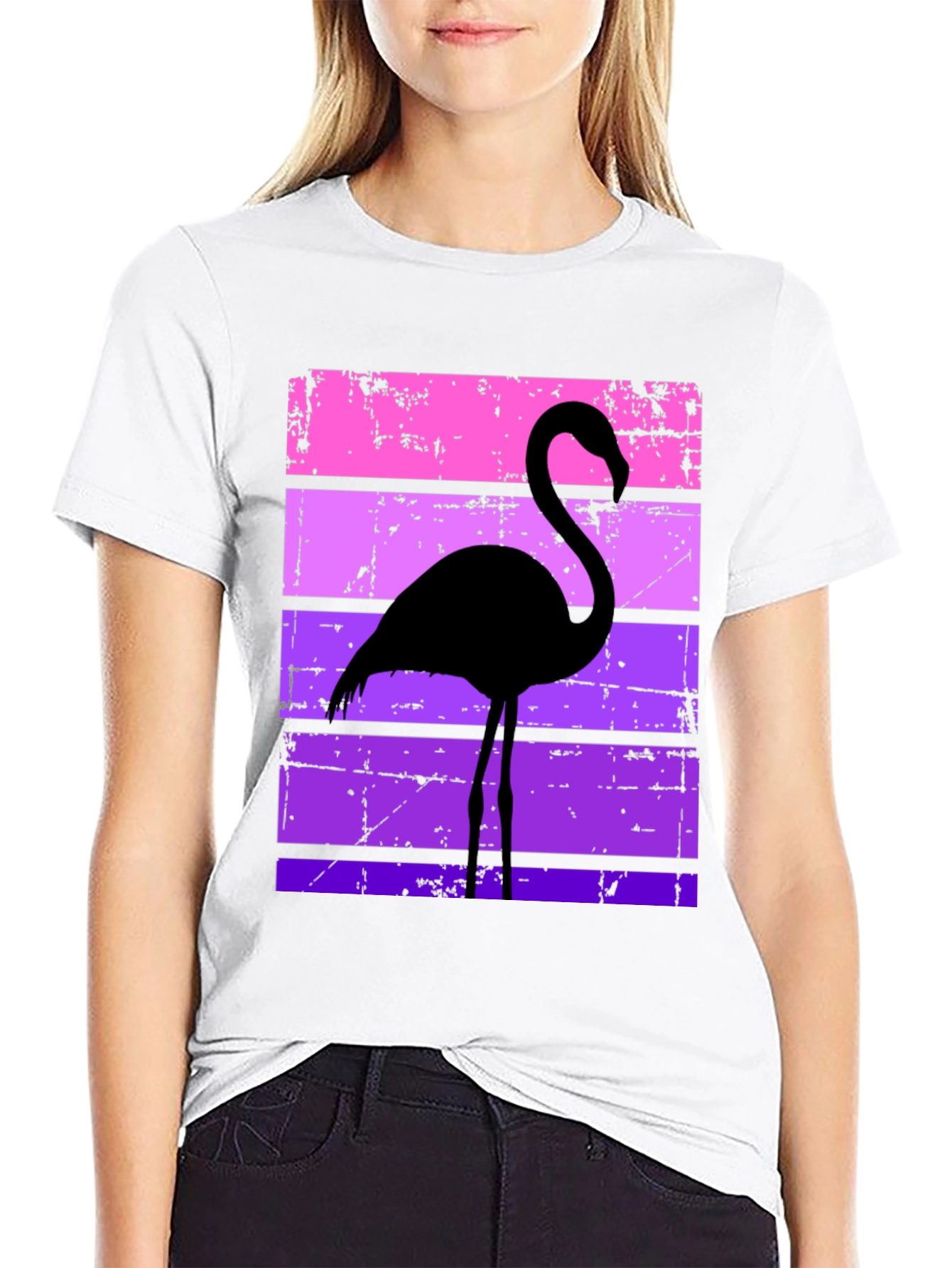 Retro Flamingo Graphic Tee