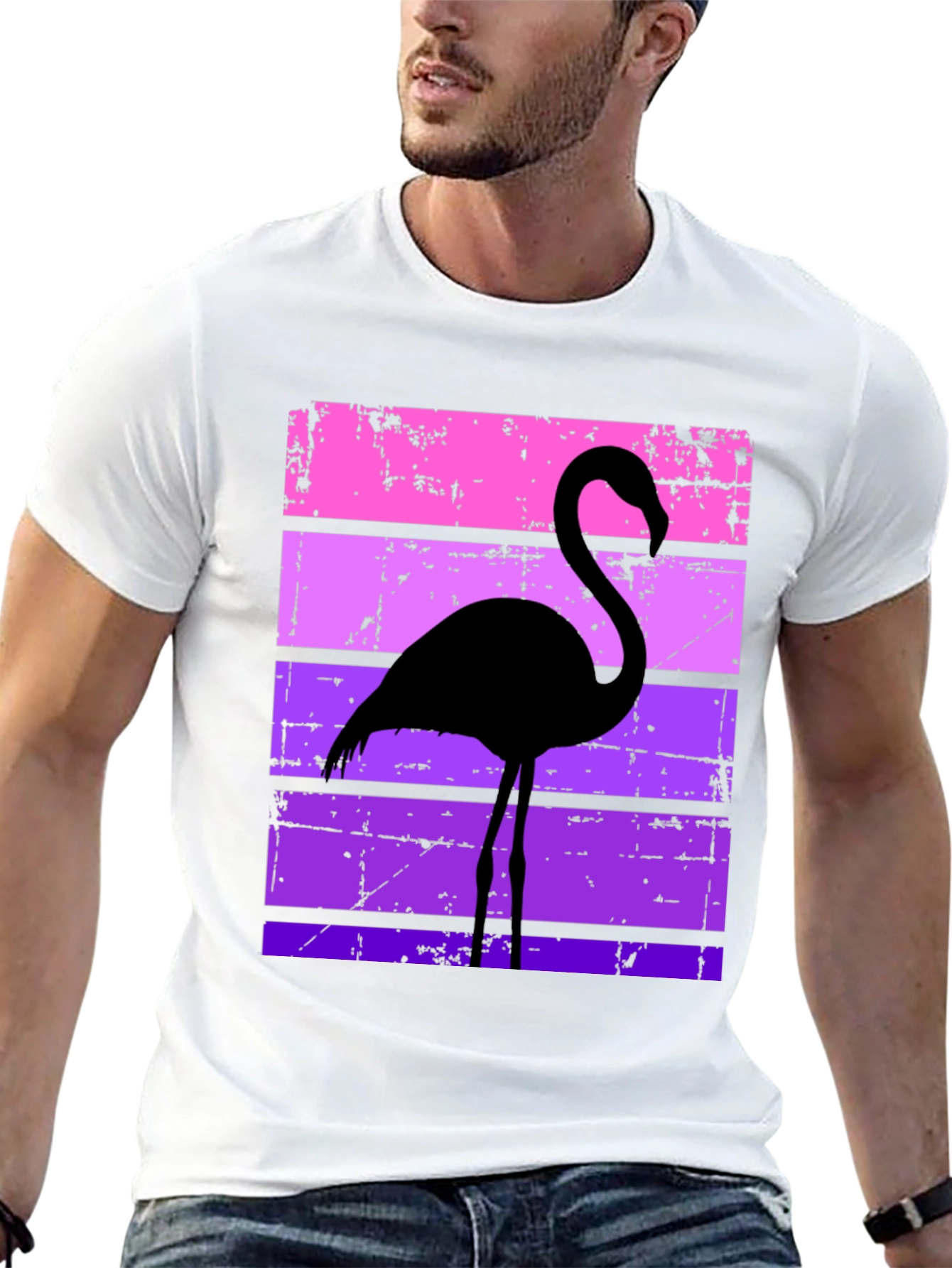Retro Flamingo Graphic Tee