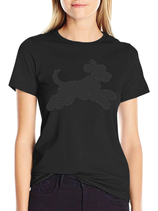 Black Dog Graphic Tee - Casual Comfort Style