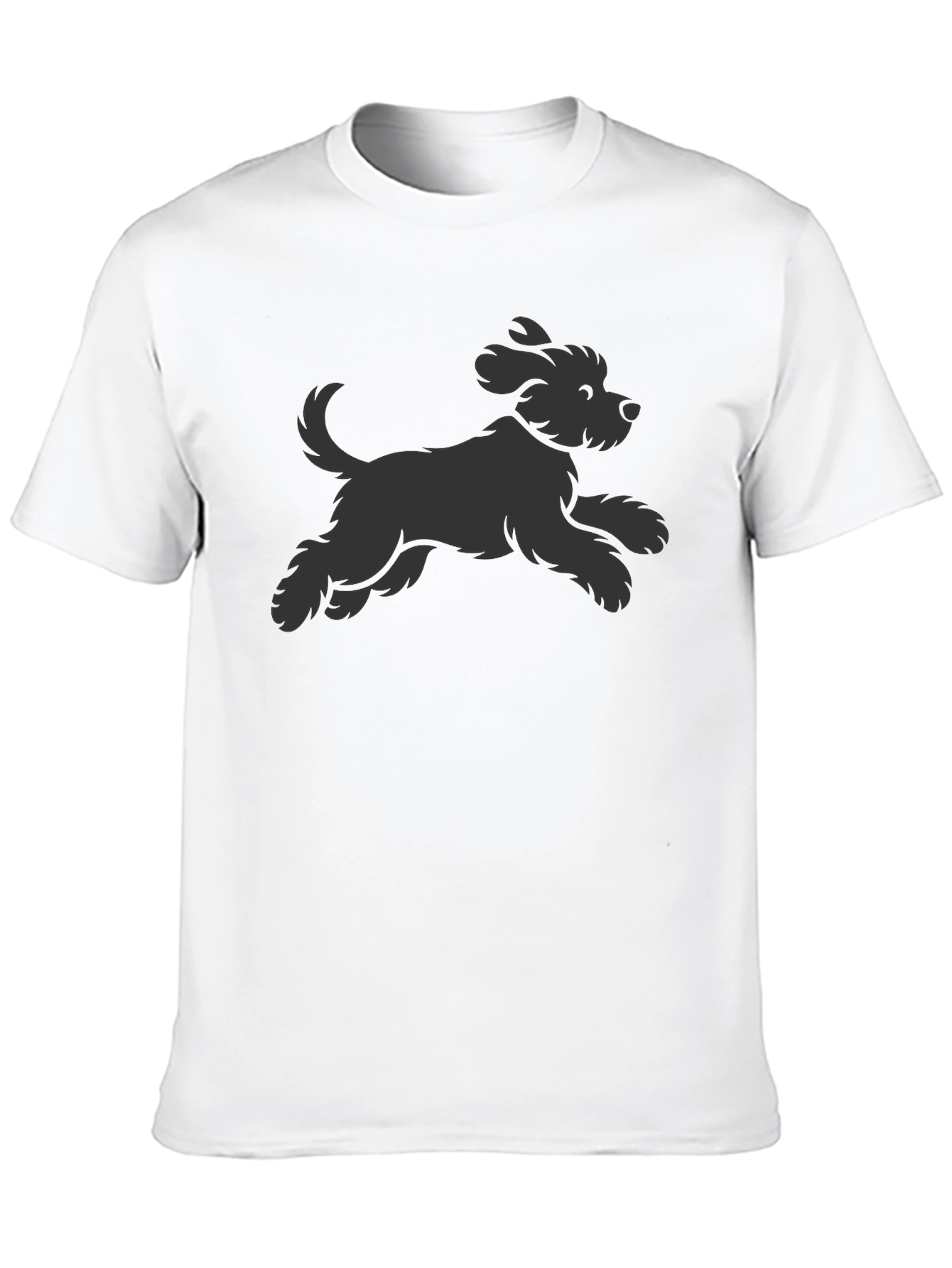 Black Dog Graphic Tee - Casual Comfort Style