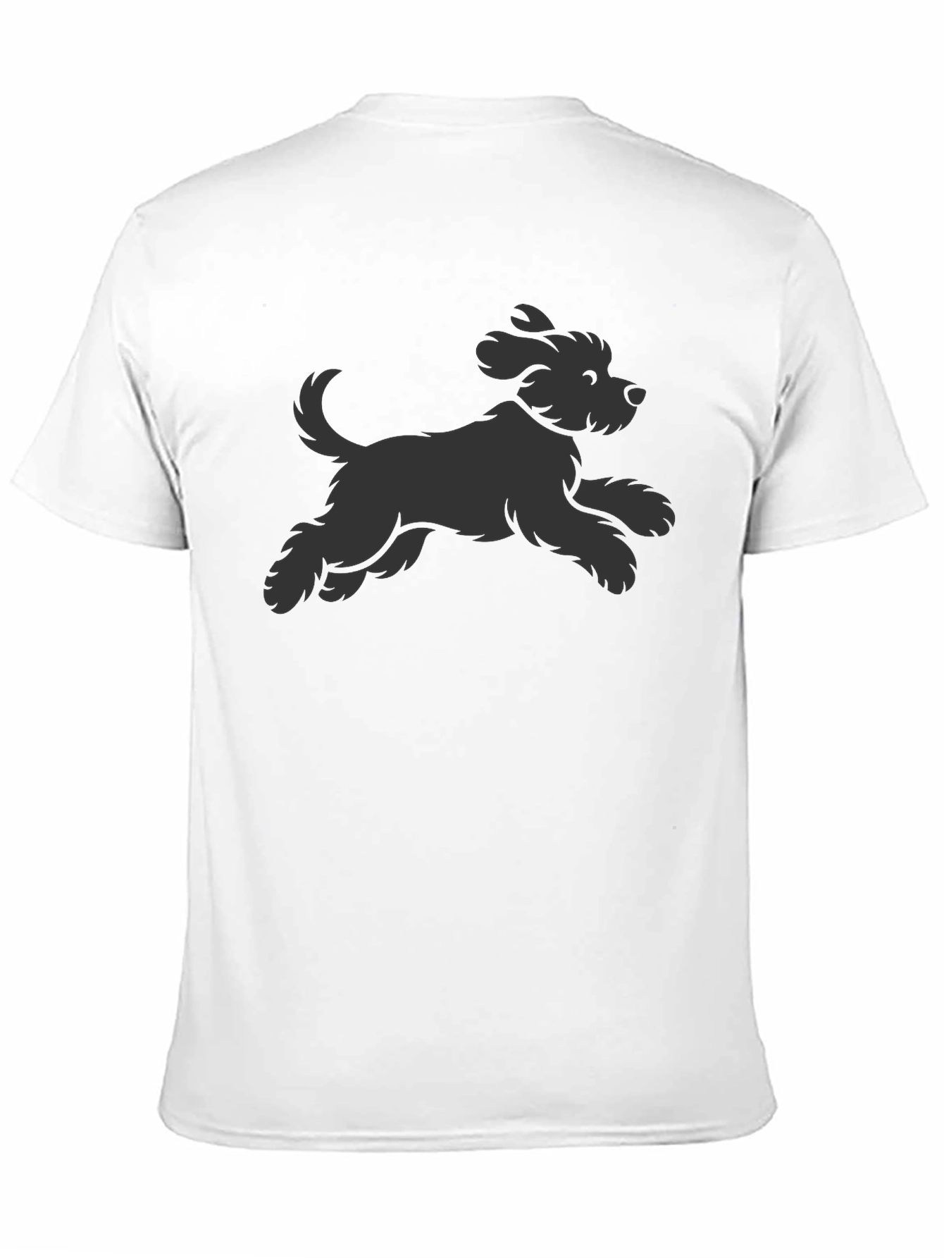 Black Dog Graphic Tee - Casual Comfort Style