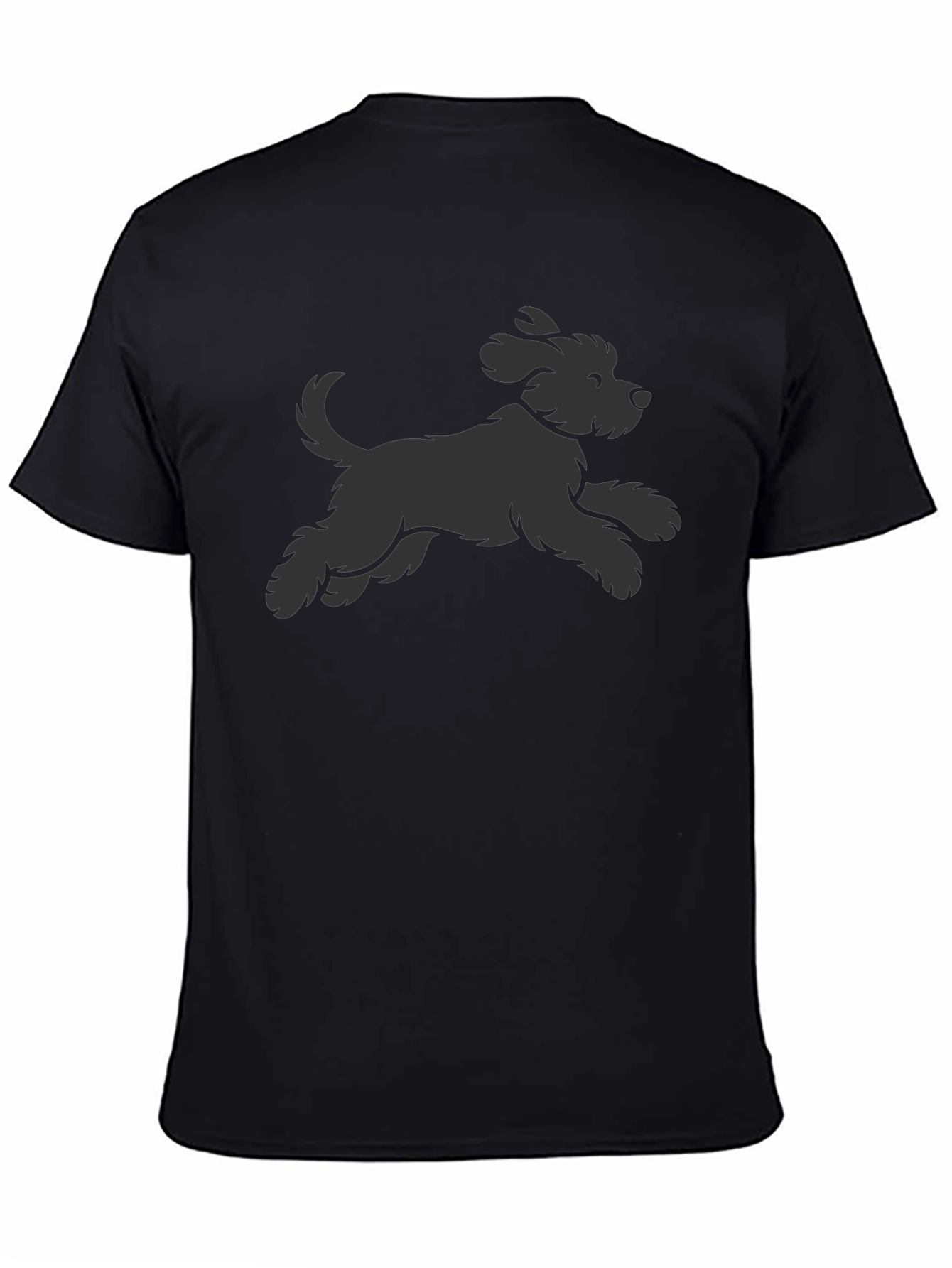 Black Dog Graphic Tee - Casual Comfort Style