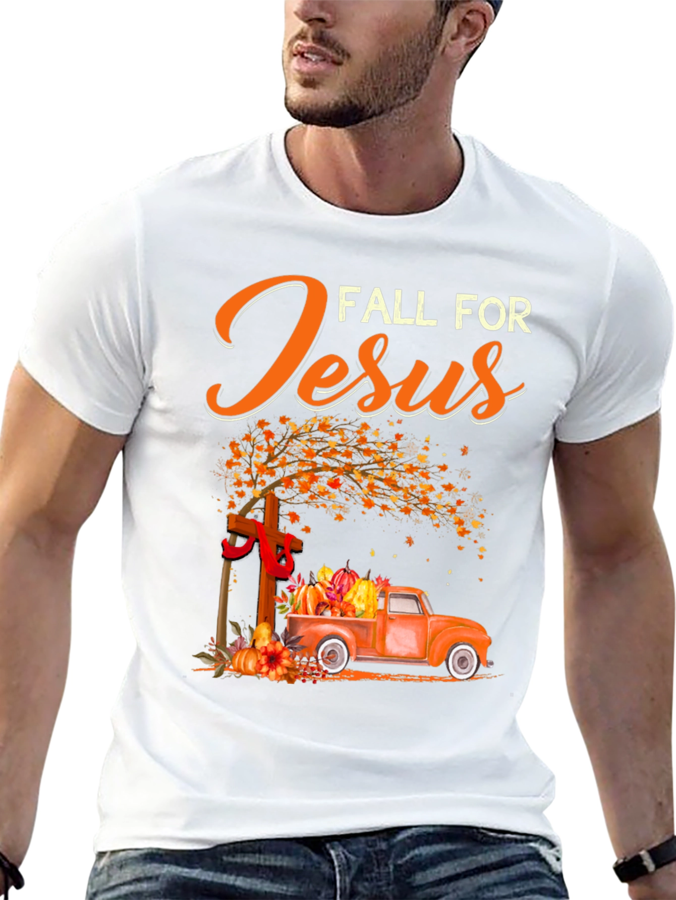 Fall For Jesus Truck T-Shirt