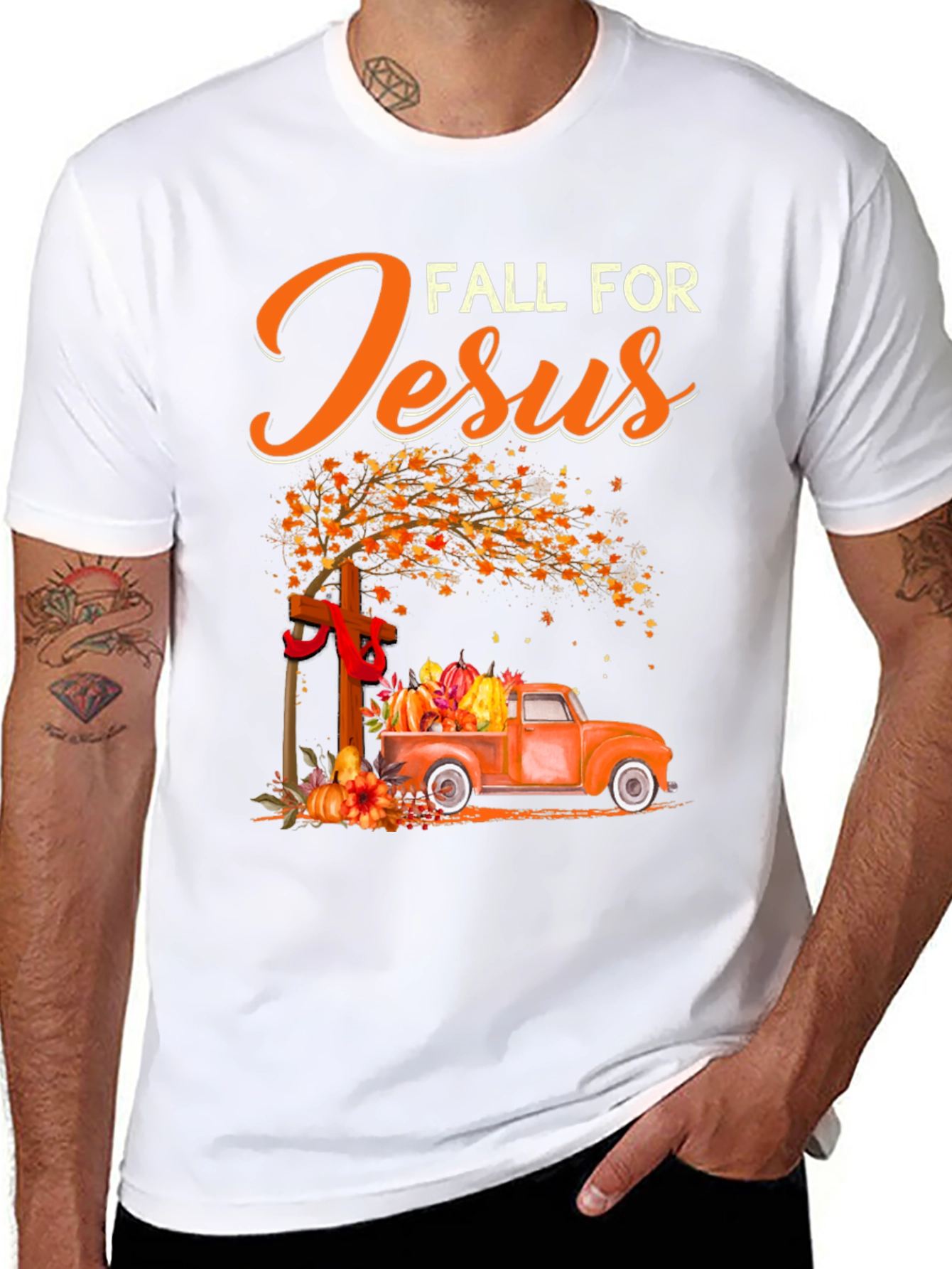 Fall For Jesus Truck T-Shirt