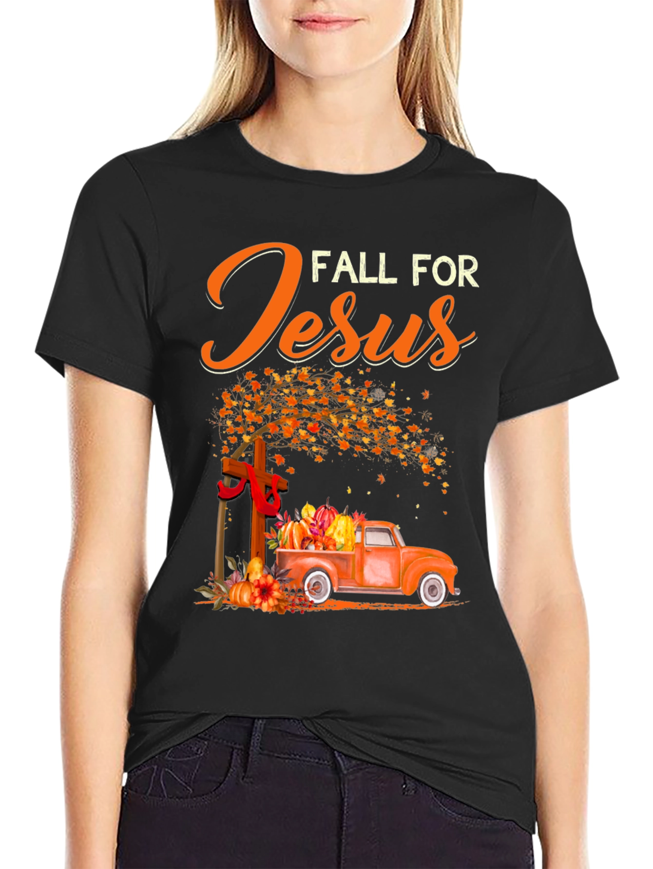 Fall For Jesus Truck T-Shirt