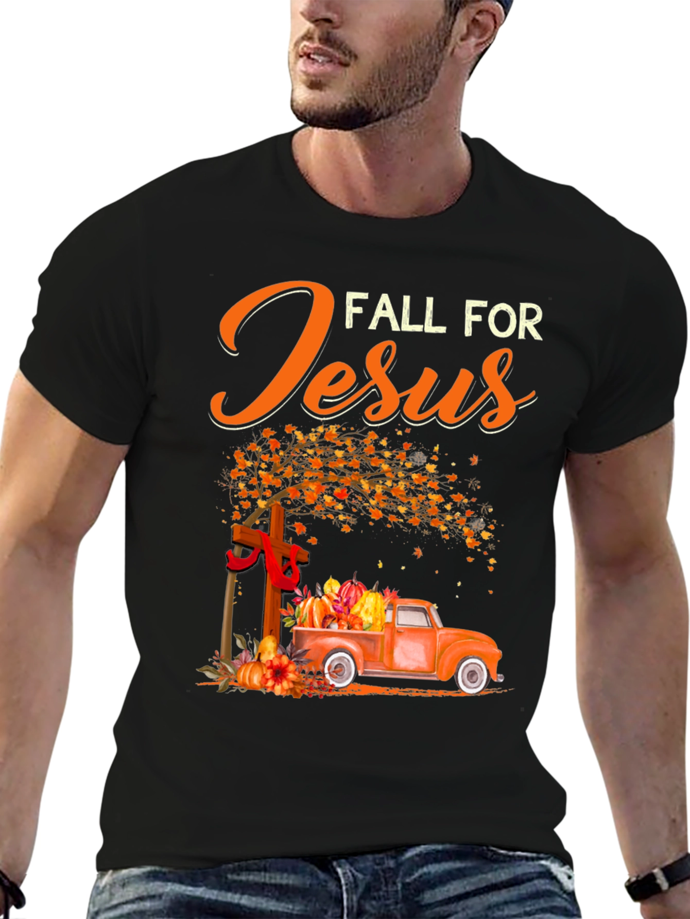 Fall For Jesus Truck T-Shirt