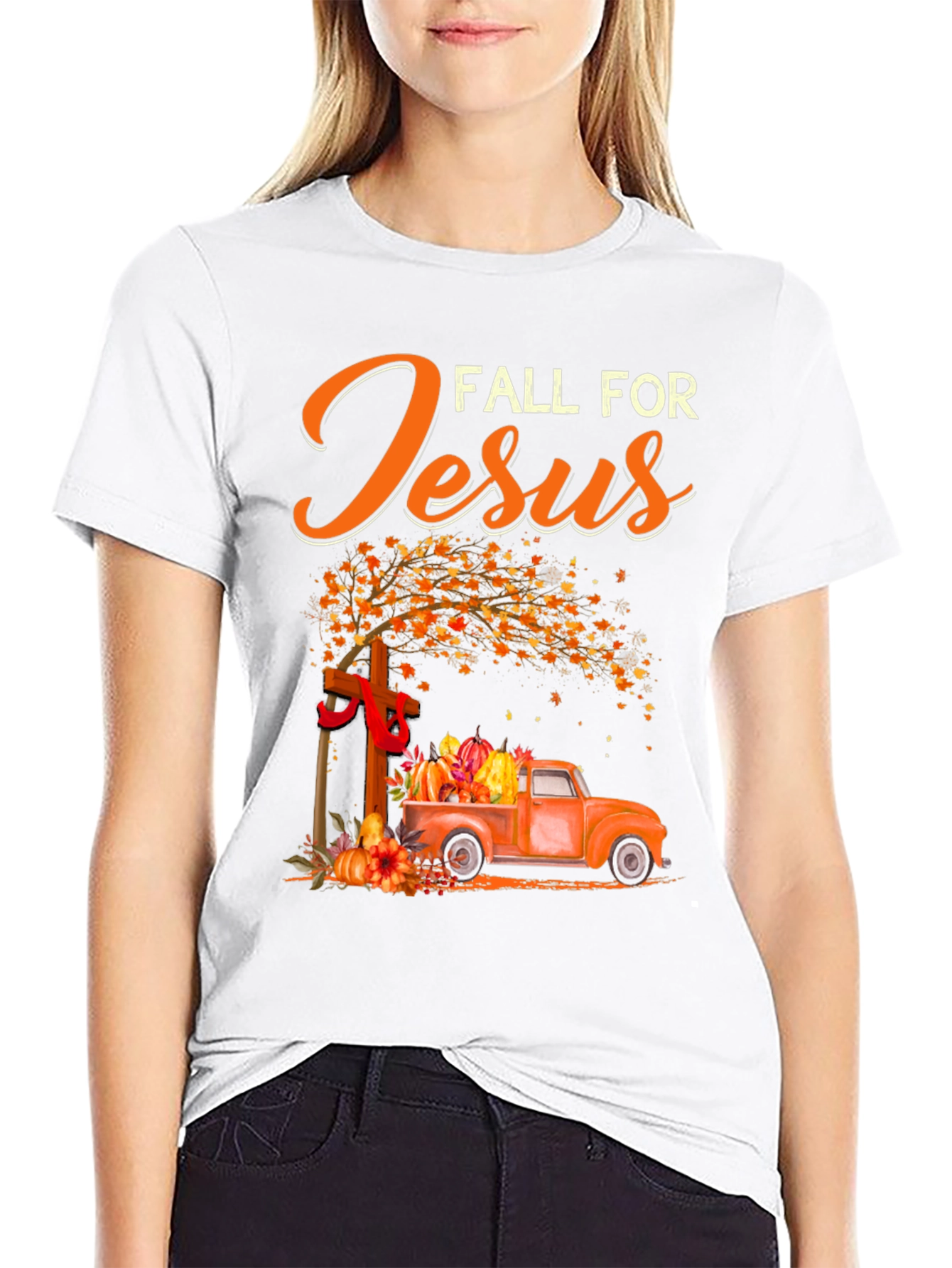 Fall For Jesus Truck T-Shirt