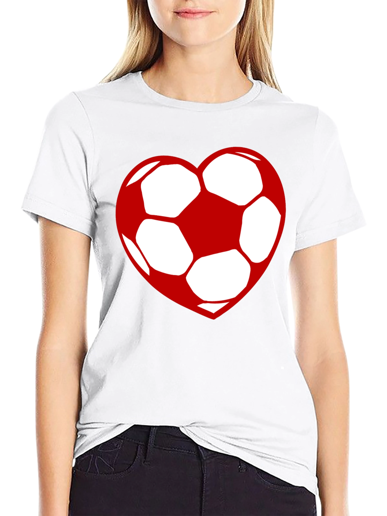 Soccer Heart T-Shirt - Love the Game!