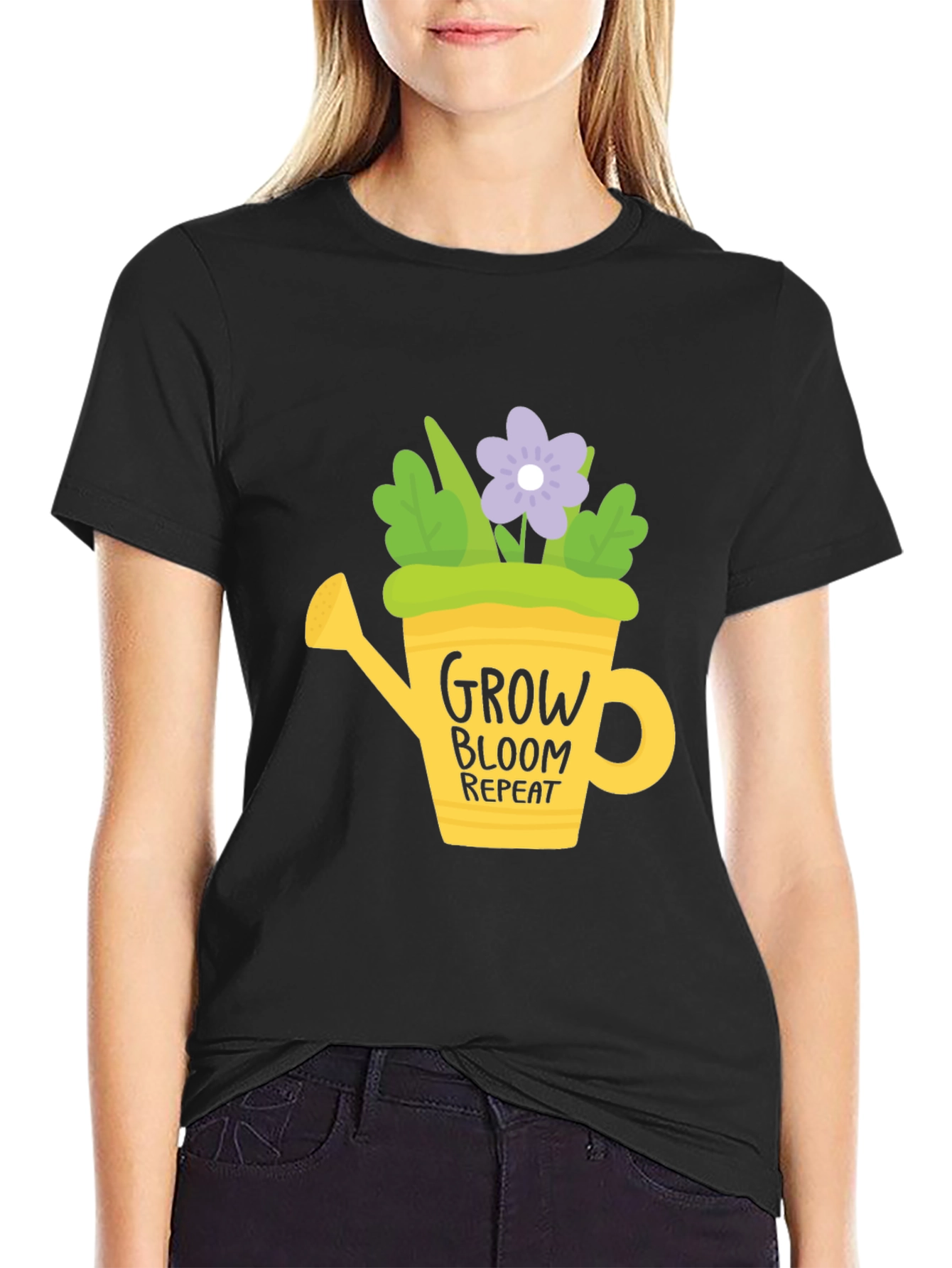 Grow Bloom Repeat T-Shirt - Gardening Tee
