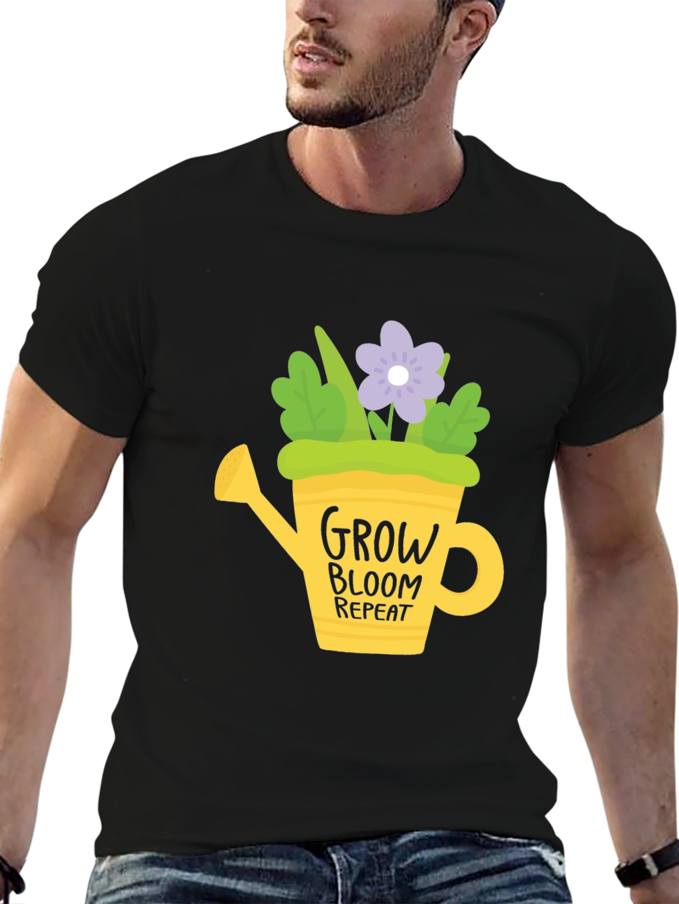 Grow Bloom Repeat T-Shirt - Gardening Tee