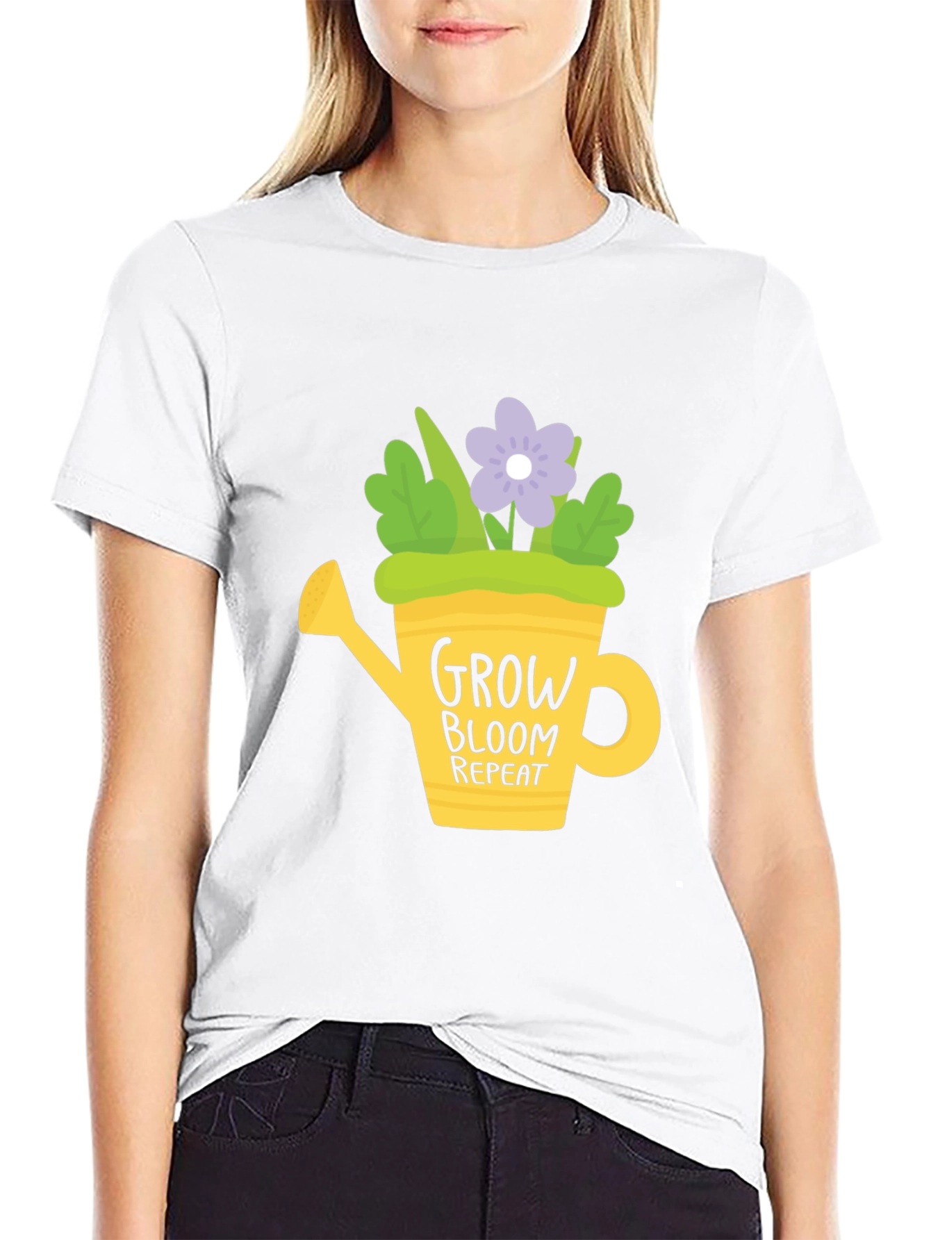 Grow Bloom Repeat T-Shirt - Gardening Tee