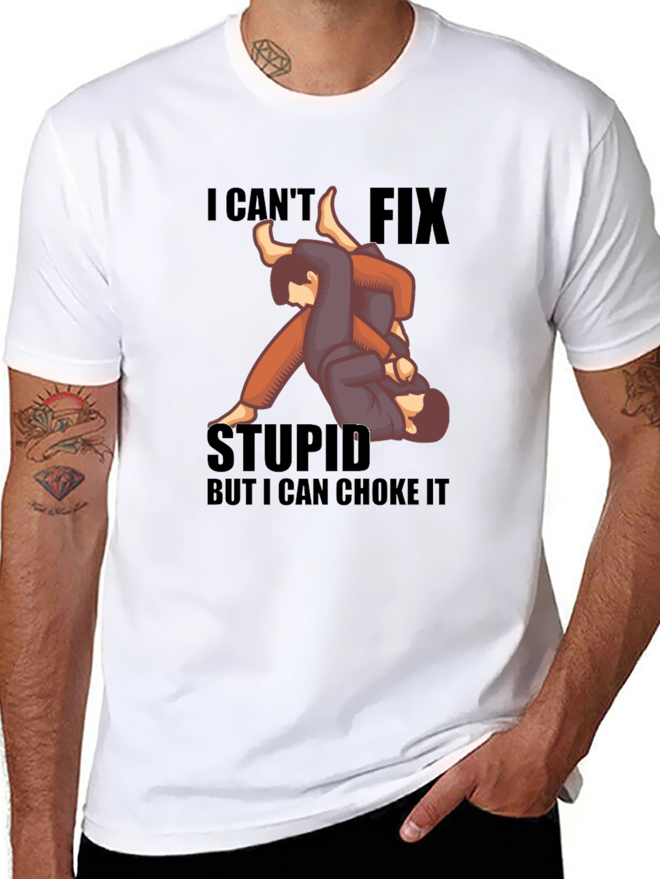 Funny Jiu Jitsu Choke T-Shirt