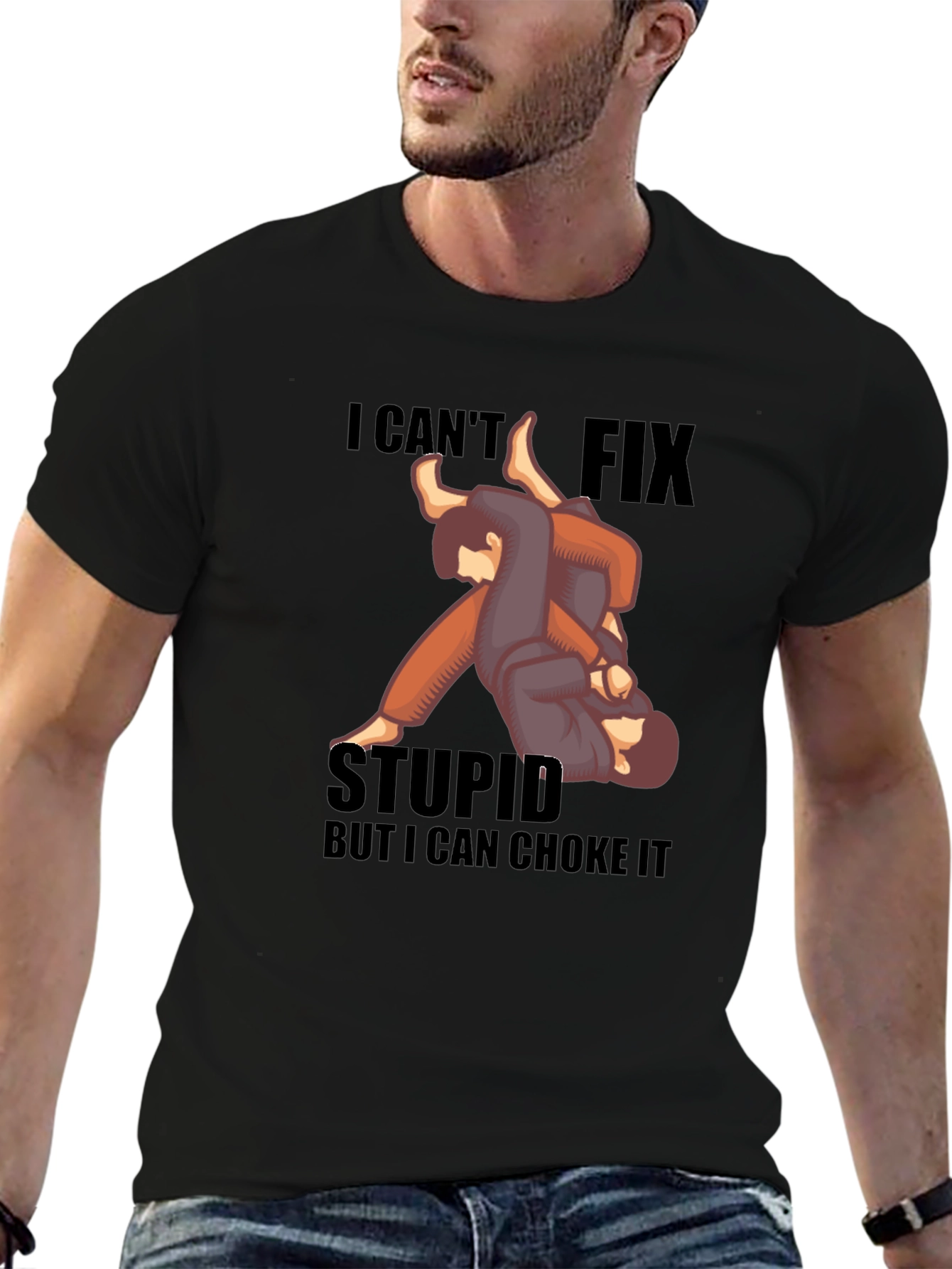 Funny Jiu Jitsu Choke T-Shirt