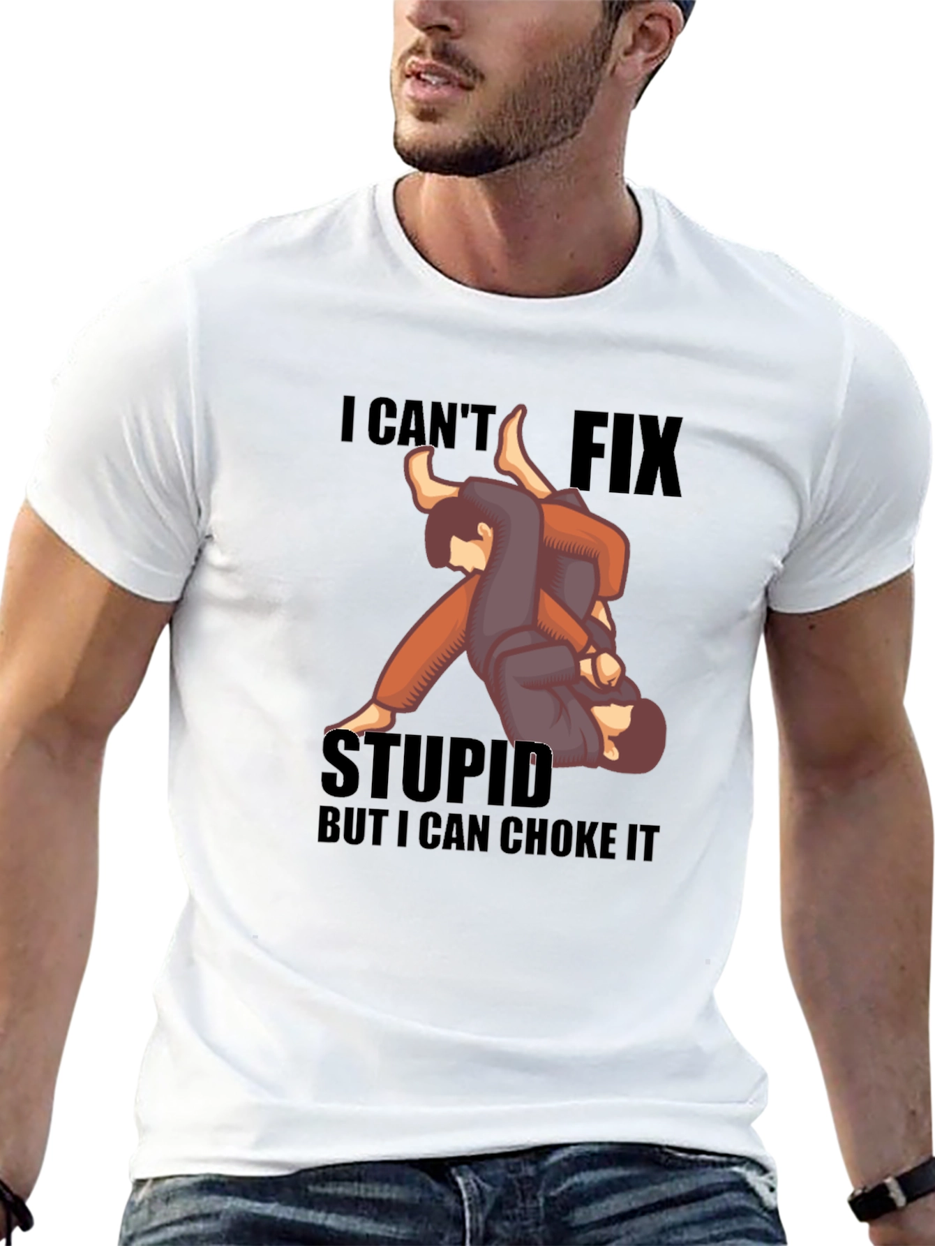 Funny Jiu Jitsu Choke T-Shirt