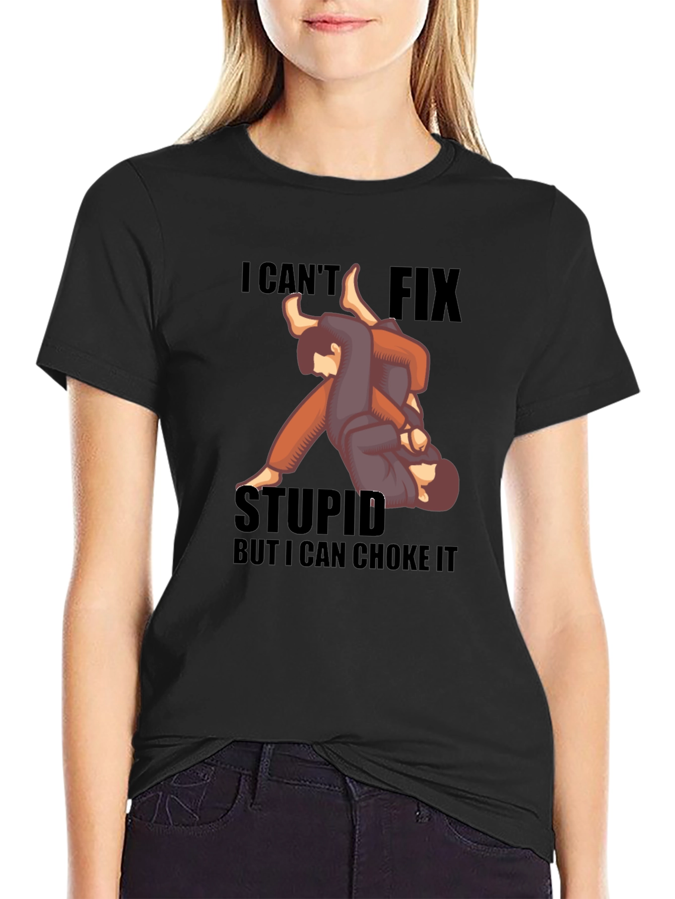 Funny Jiu Jitsu Choke T-Shirt