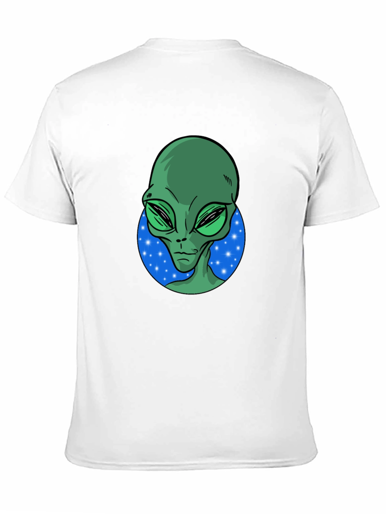 Alien Graphic T-Shirt - Mens Black Crew Neck Tee