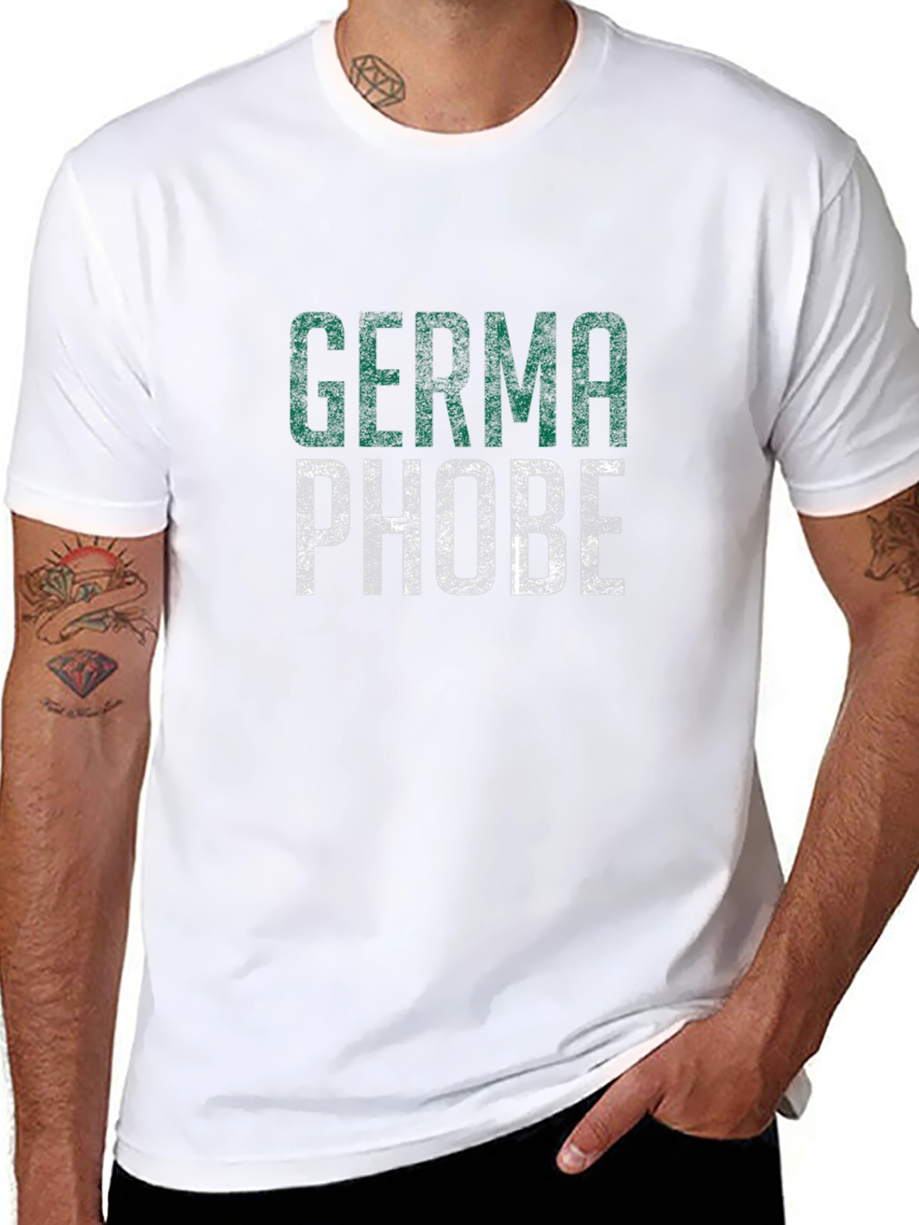 Germaphobe Graphic T-Shirt - Novelty Humor Tee
