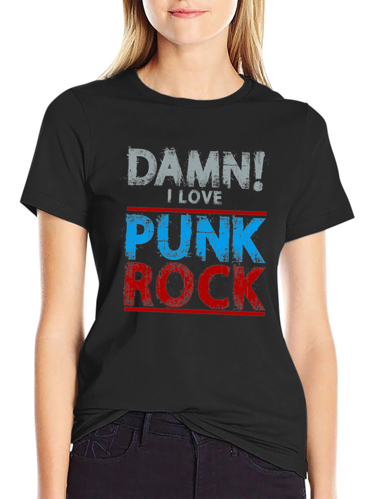 Damn! I Love Punk Rock Graphic Tee