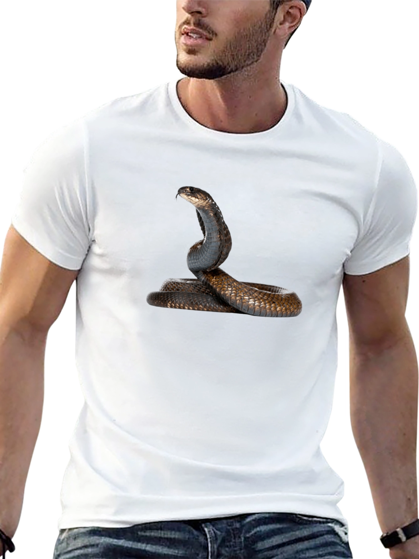 Cobra Graphic Tee - Mens Black T-Shirt