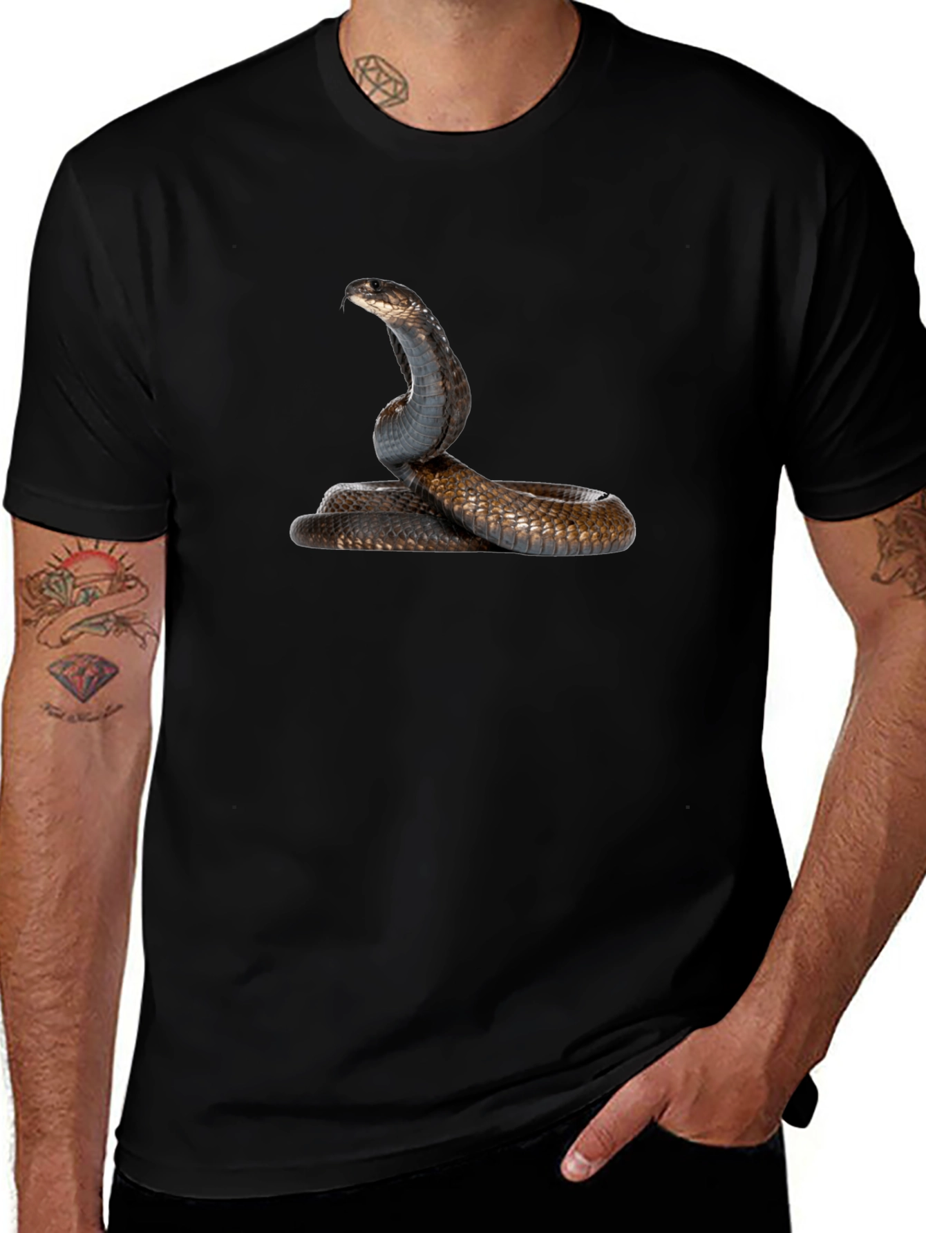Cobra Graphic Tee - Mens Black T-Shirt