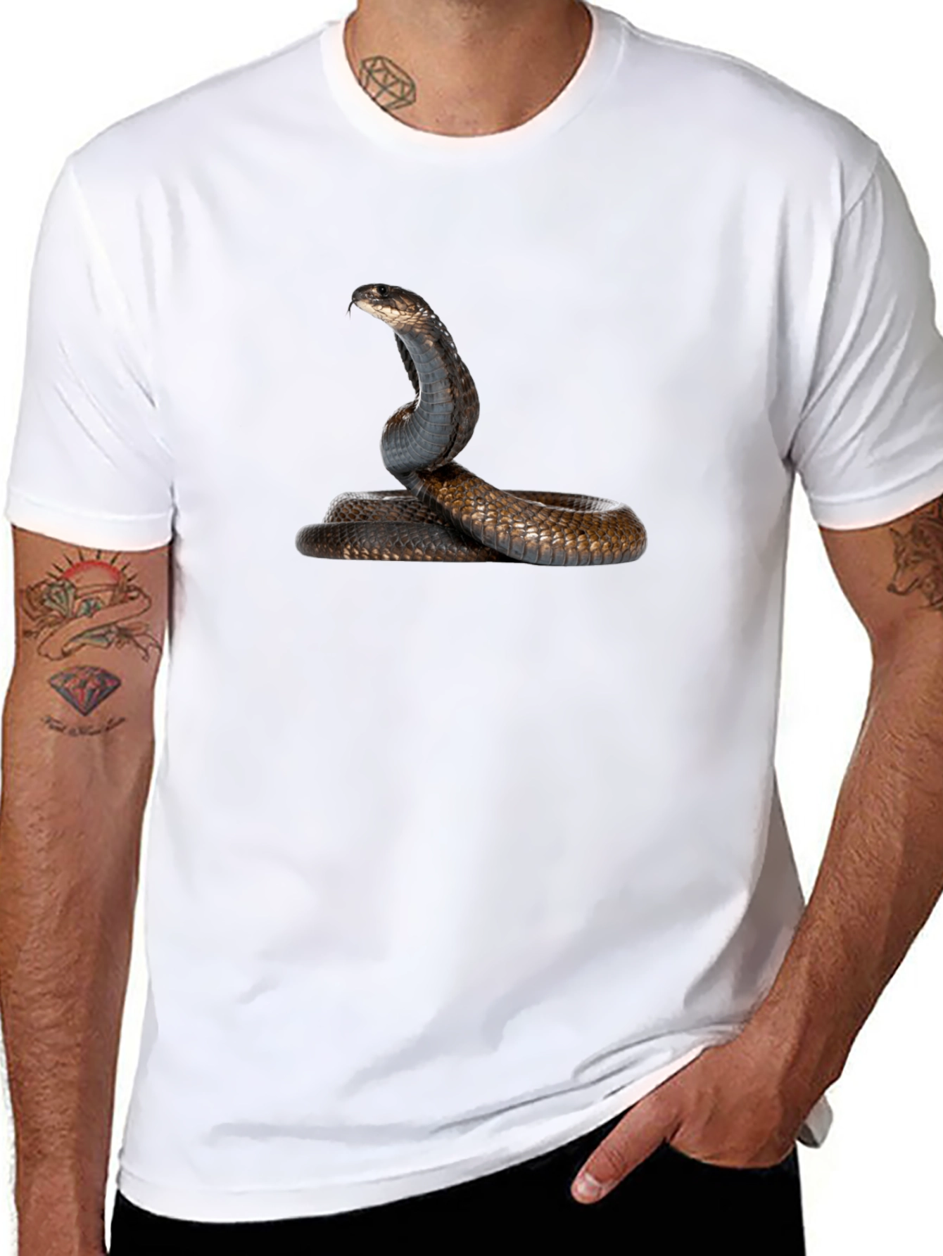 Cobra Graphic Tee - Mens Black T-Shirt