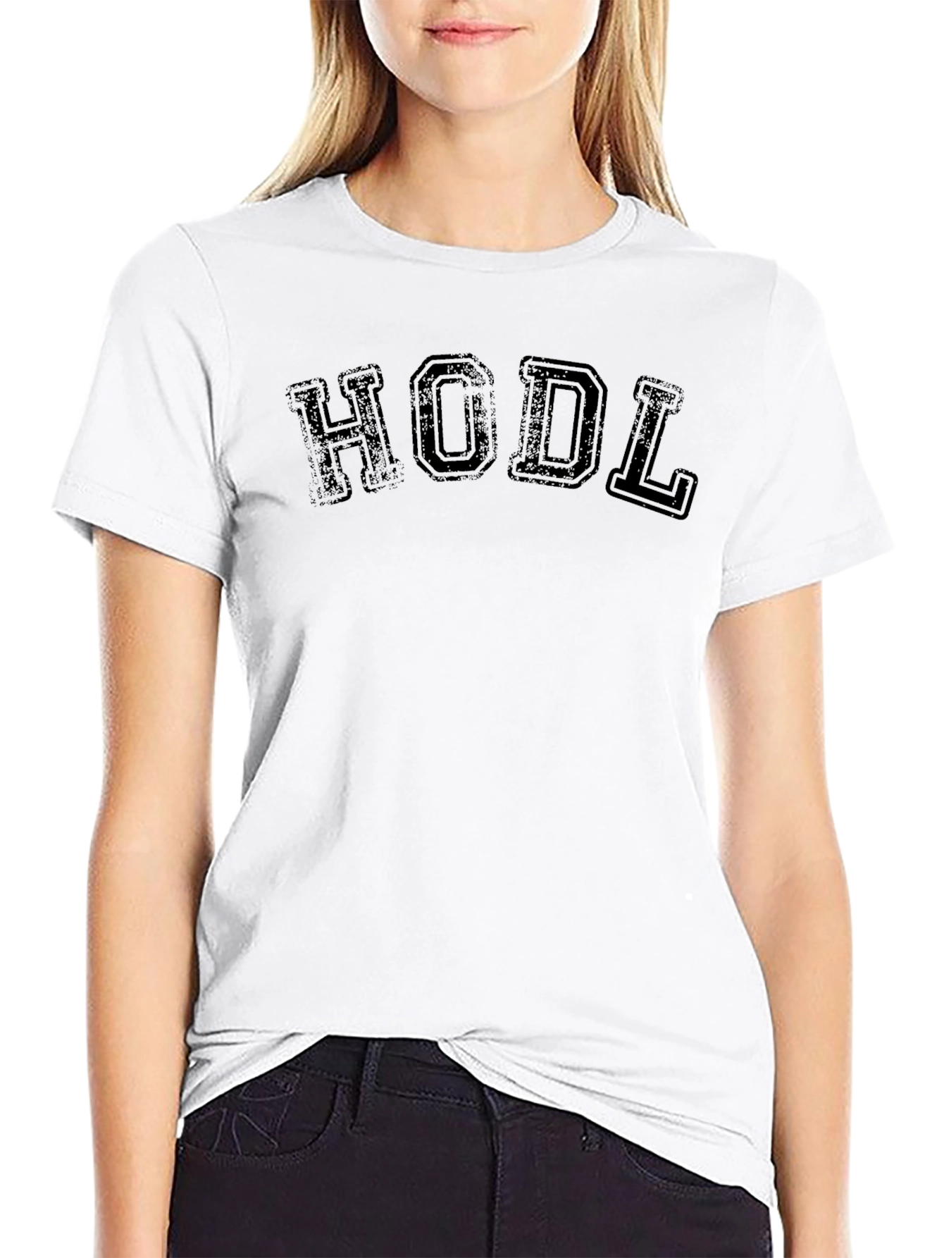 HODL Crew Neck Graphic Tee